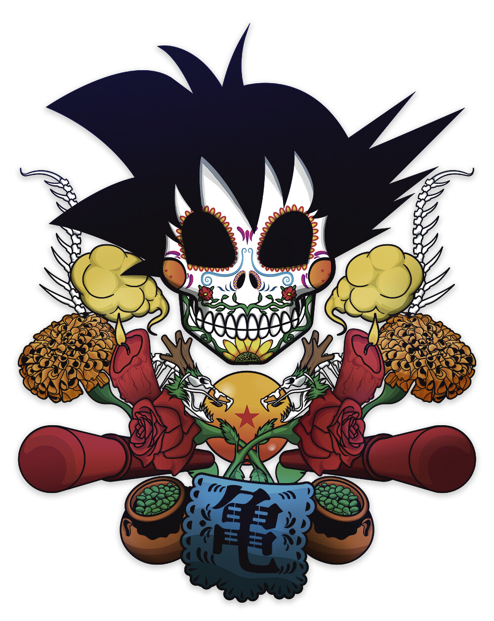 Teodoro Aguilar - Goku's Sugar Skull