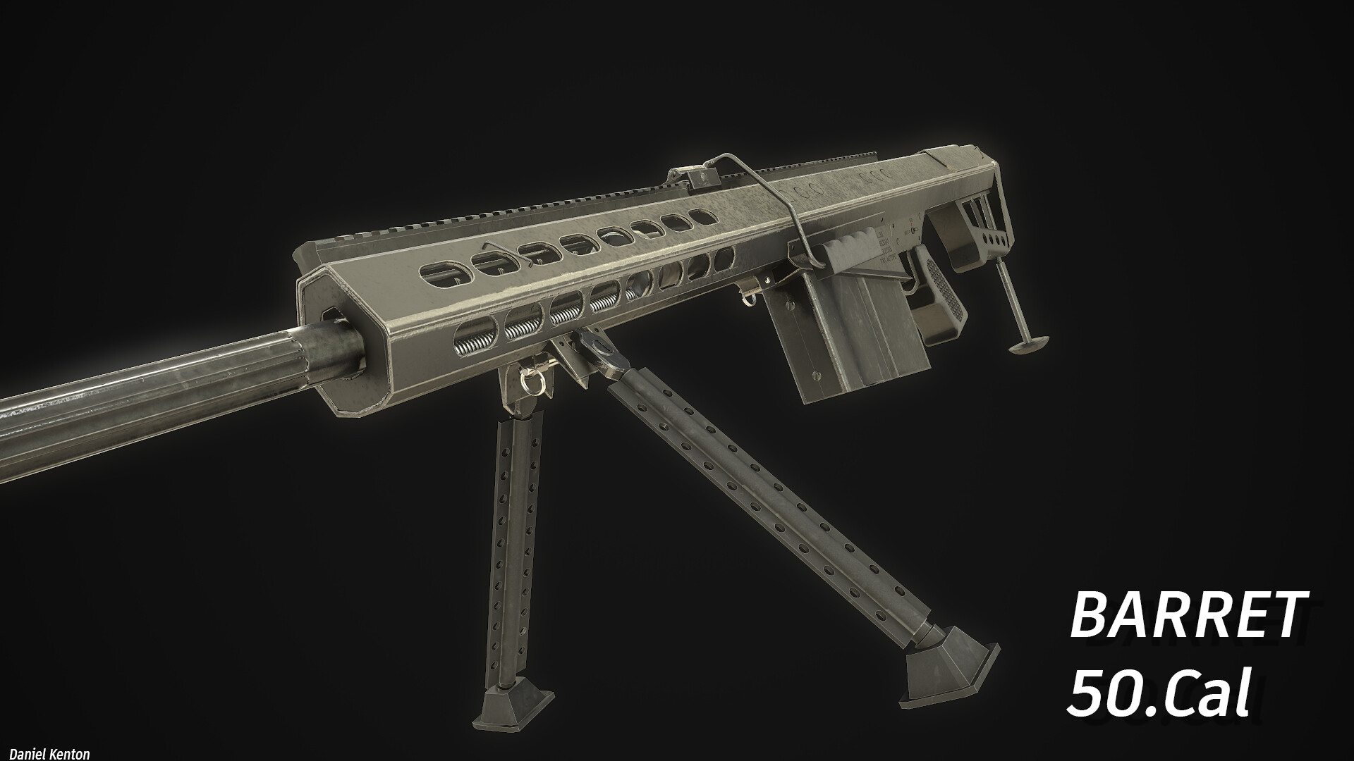 Artstation Barrett M82a1 50 Cal Daniel Kenton