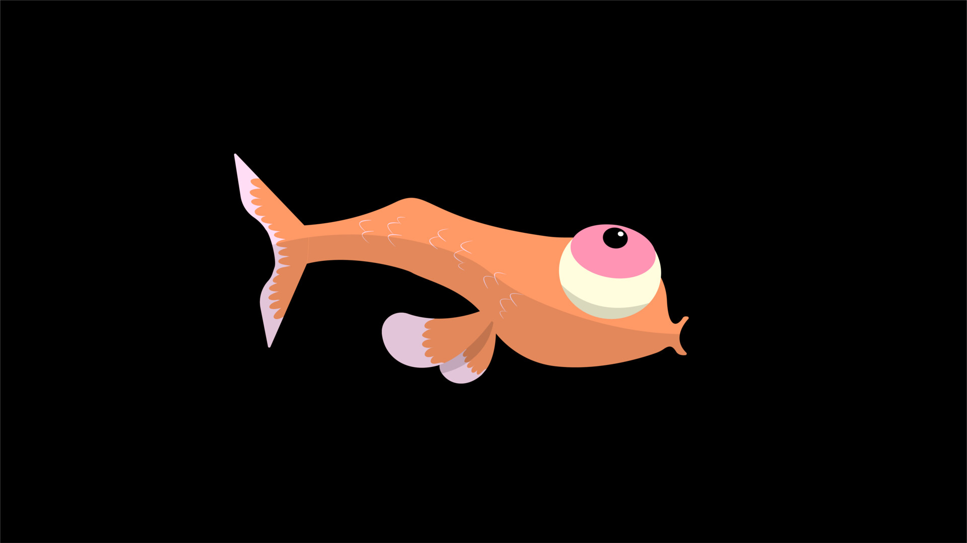 ArtStation - Bug Eyed Goldfish | Illustrator/After Effects Animation