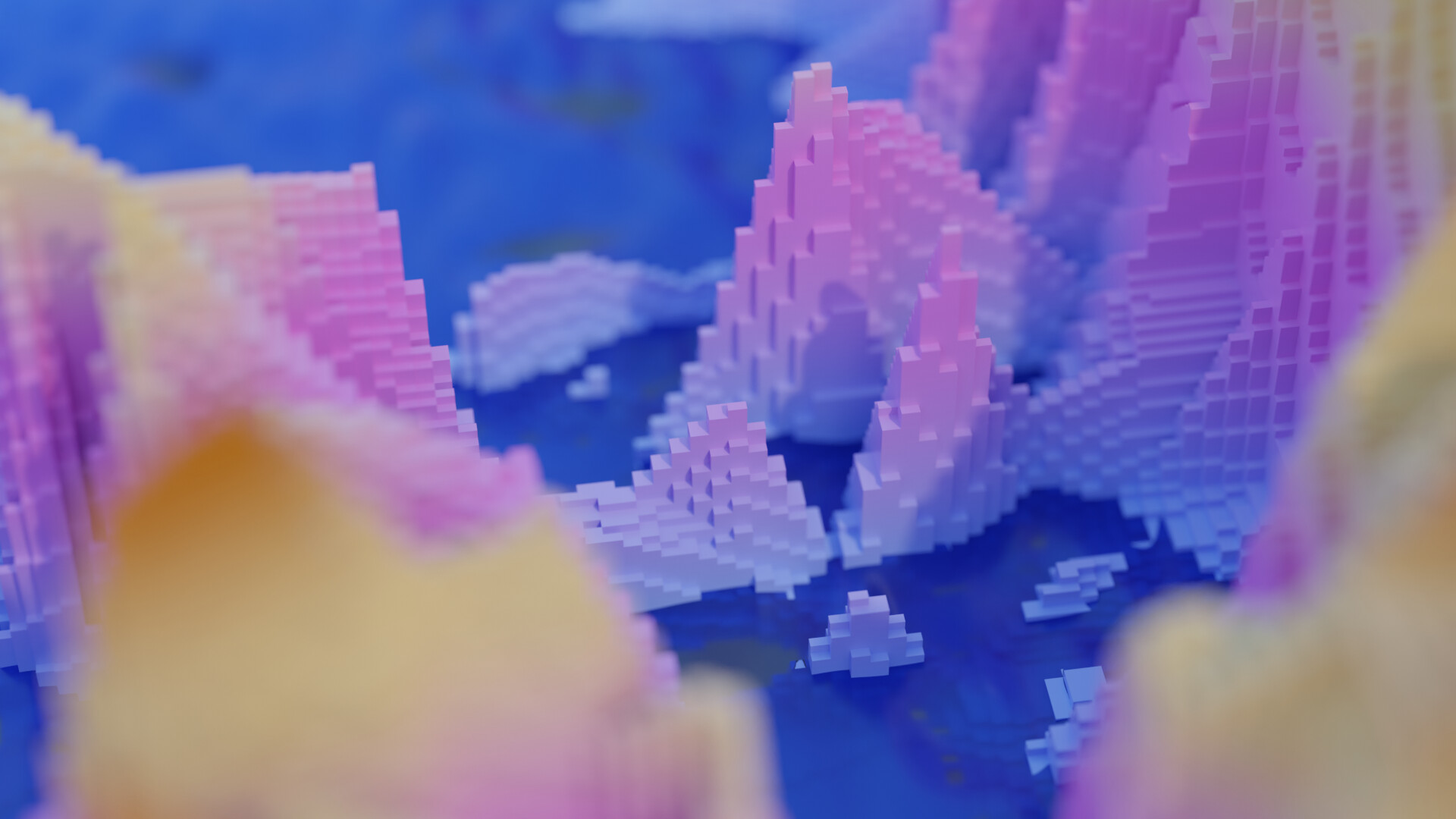 ArtStation Voxel Art Blender 2.8