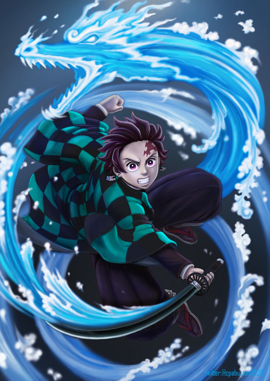 Tanjiro Wallpaper Water / Download 1900x1343 Kamado Nezuko Kamado