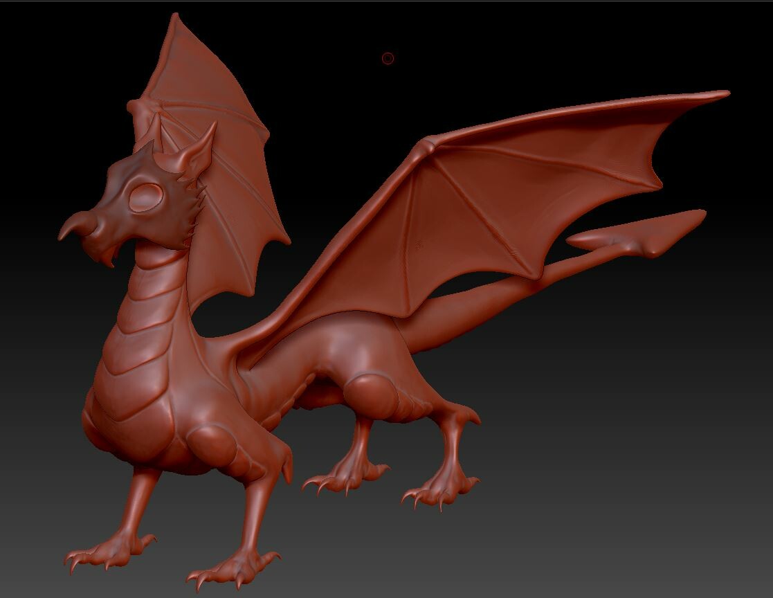 ArtStation - Tale of Two Dragons: Dragon 3D Model