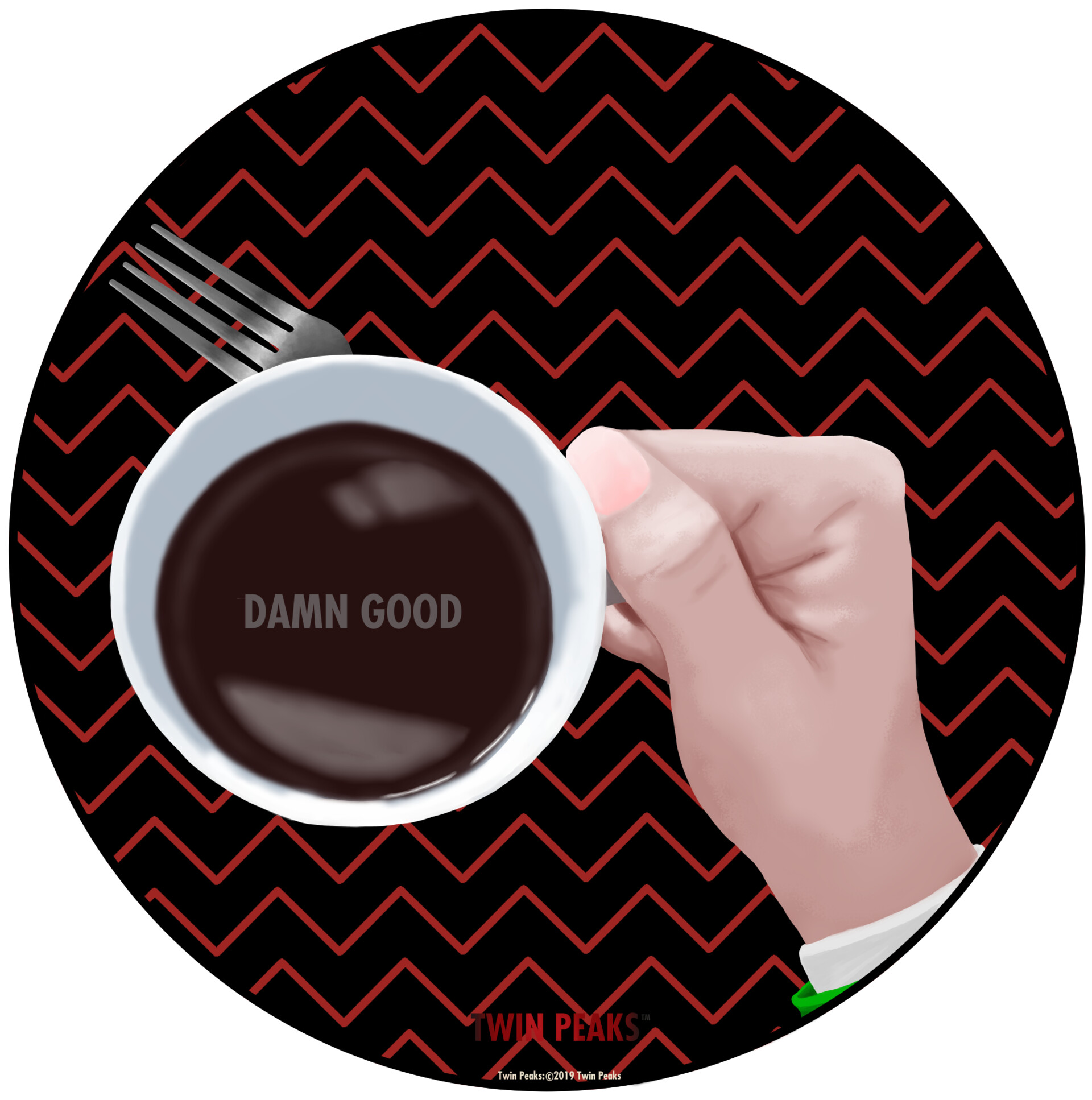 Artstation Damn Good Cup Of Twin Peaks Relentlessartist