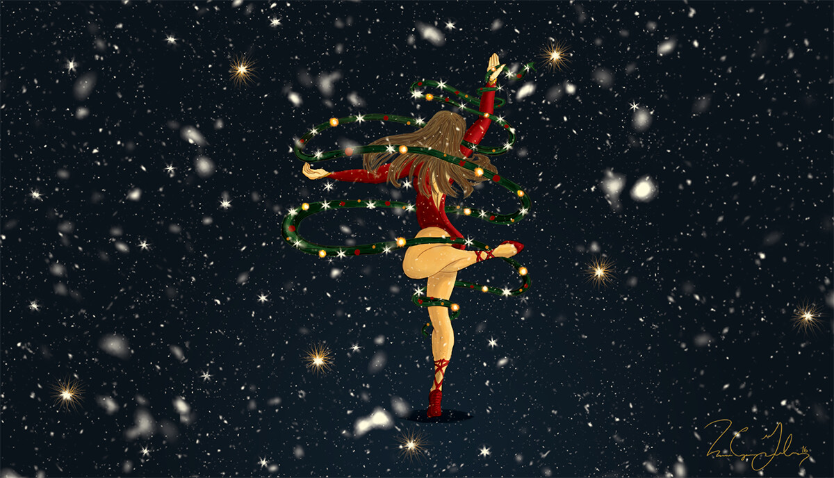 ArtStation - Christmas Ballerina