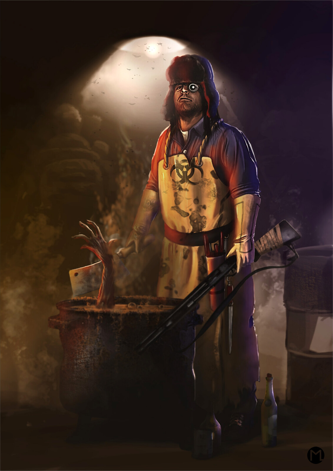 Maxim Lingert - Concept Art and Illustration - Chef is cooking