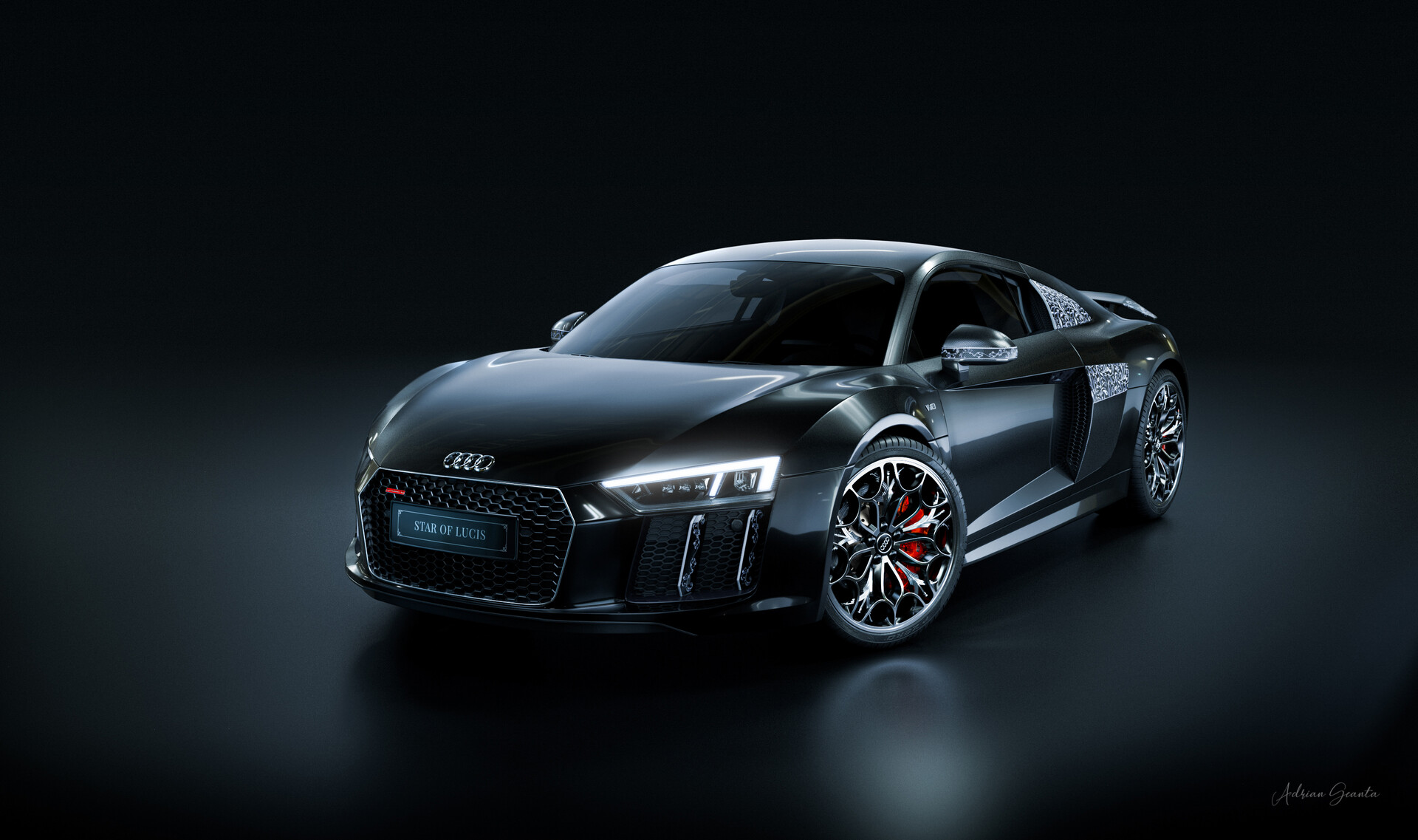 Artstation Audi R8 Star Of Lucis Final Fantasy Xv Kingsglaive Adrian Geanta