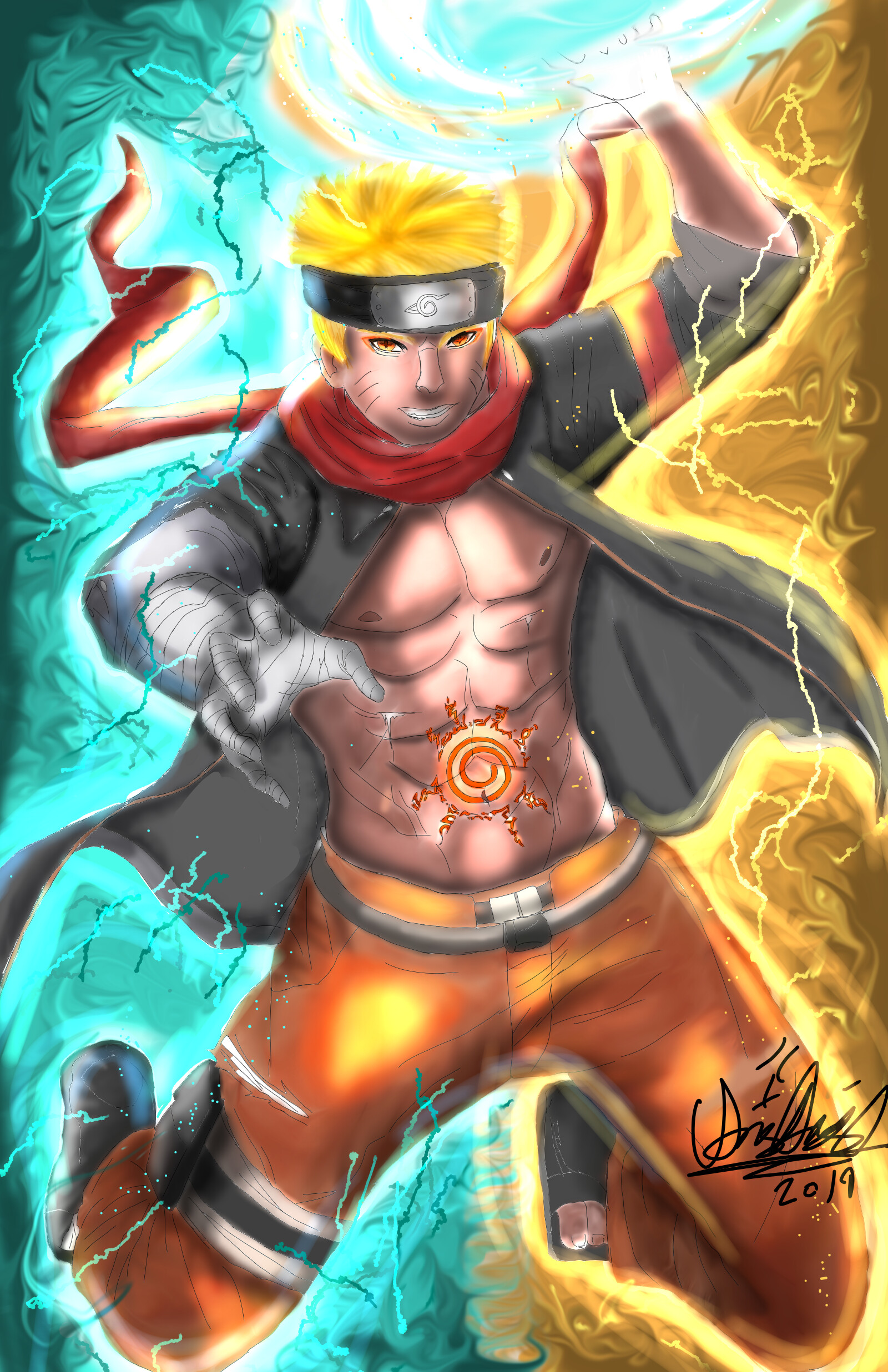 Artstation Semi Realistic Naruto Remake Ondrey Davis