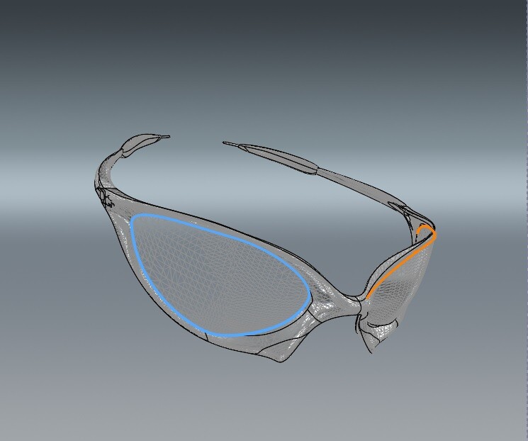 Oakley Juliet Sunglasses 3D Model