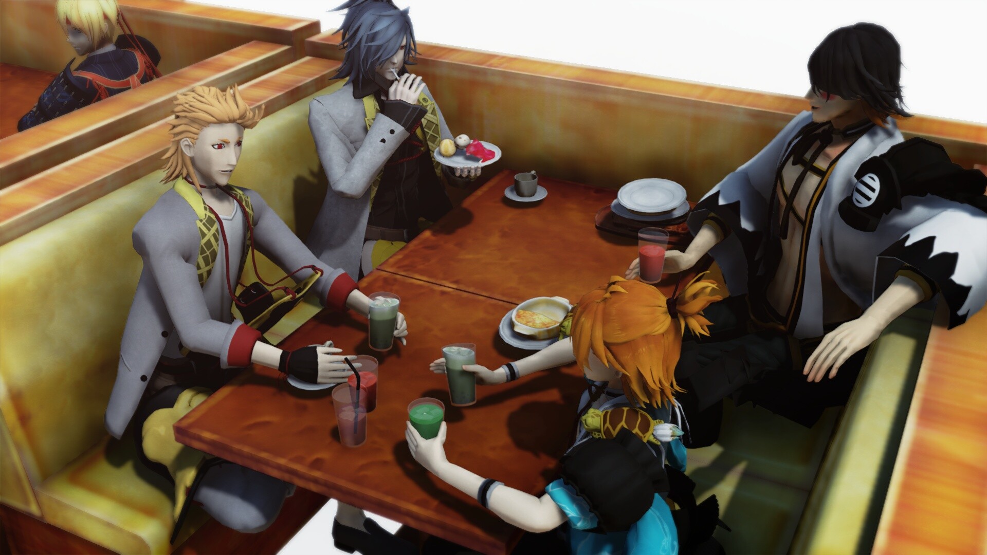 Miko Inductivo Mikumikudance Touken Ranbu Hanging Out