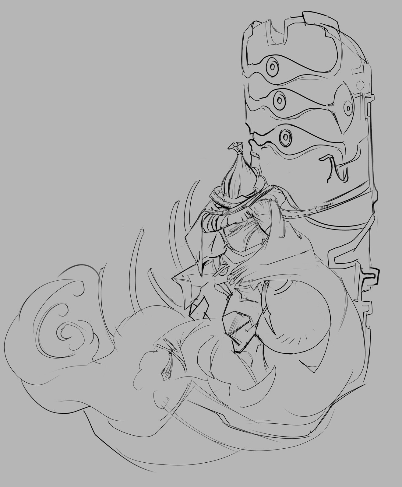 alternate sketch - onion head