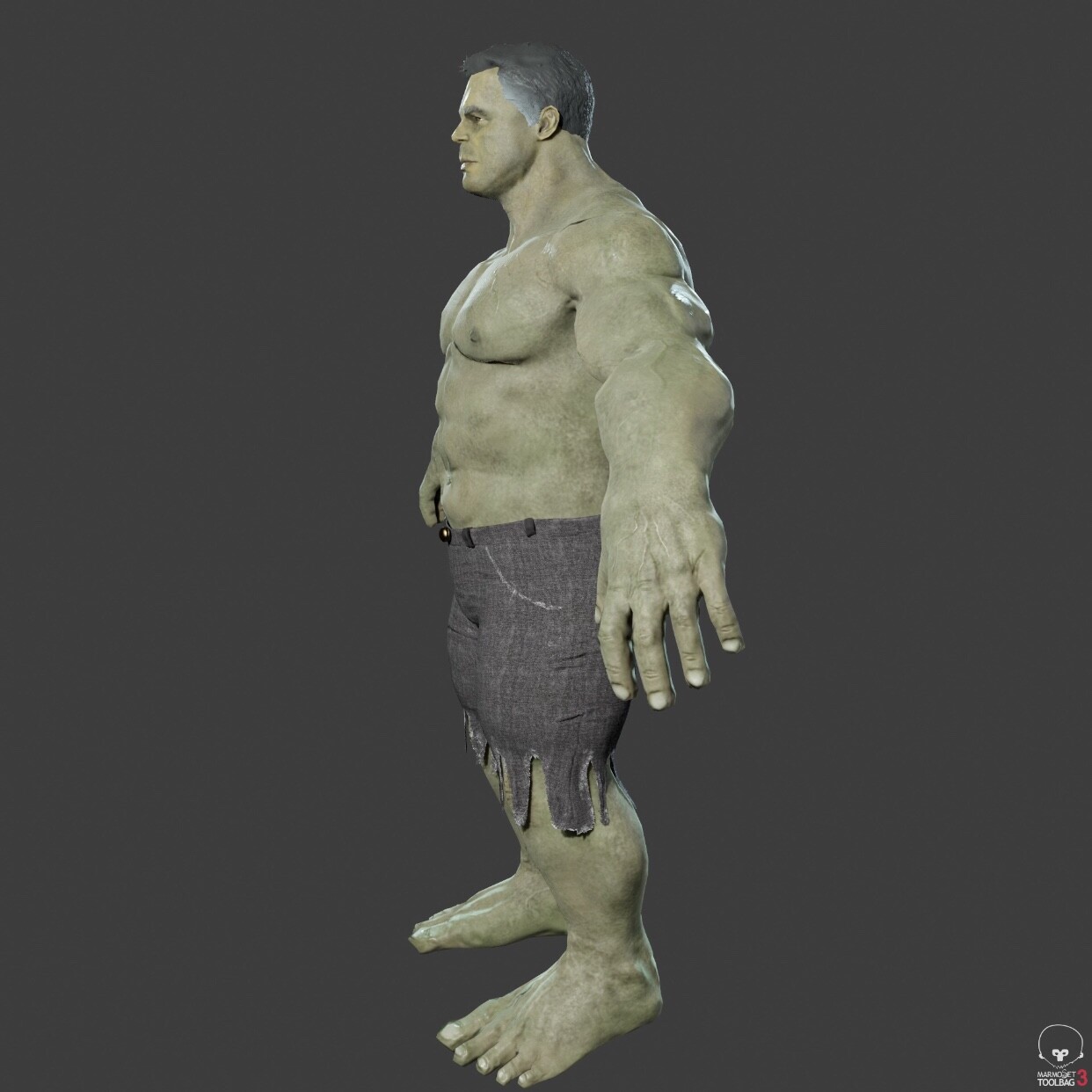 Artstation Professor Hulk Avengers Endgame Dwayne