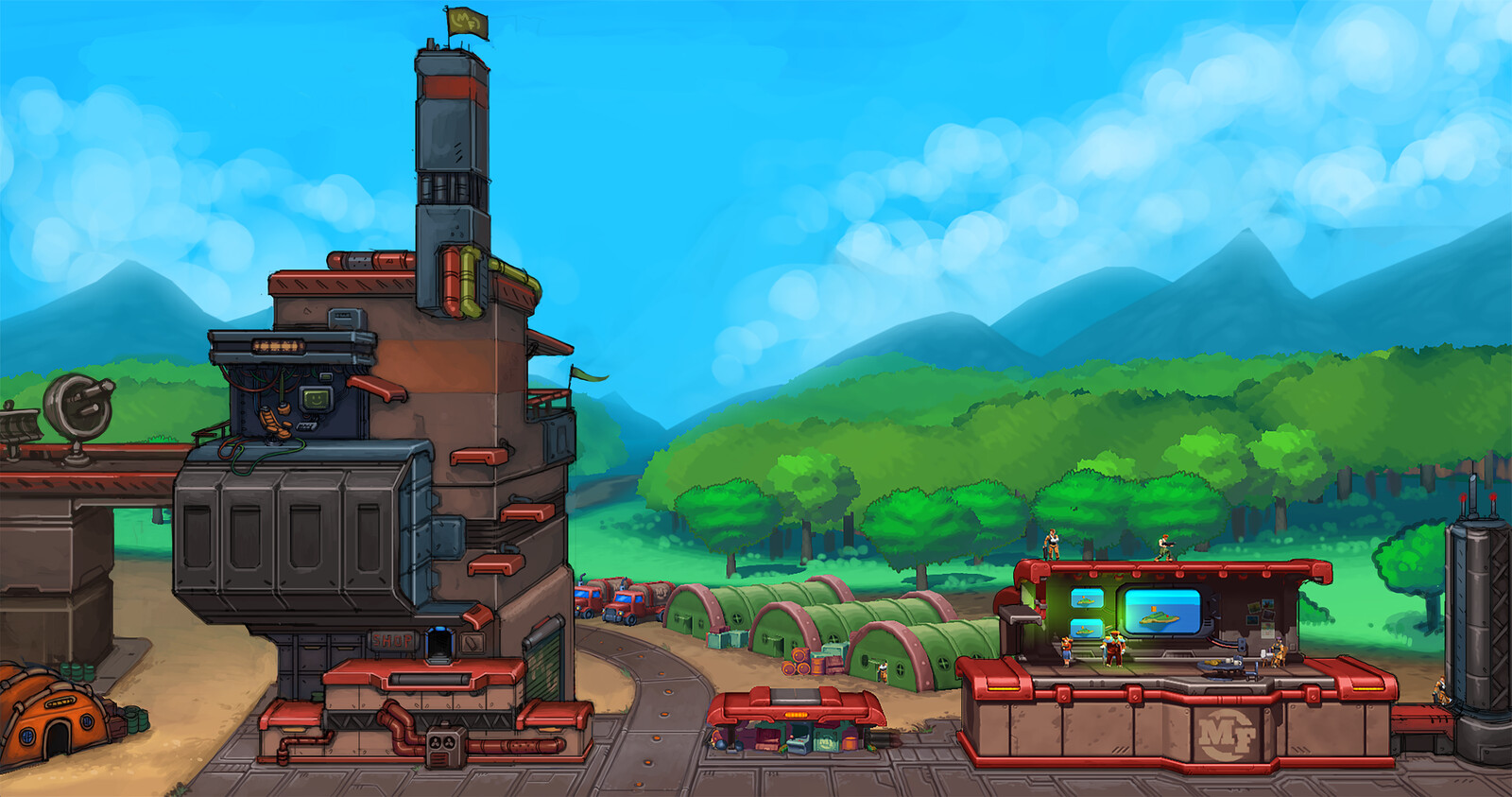 final concept for the home base