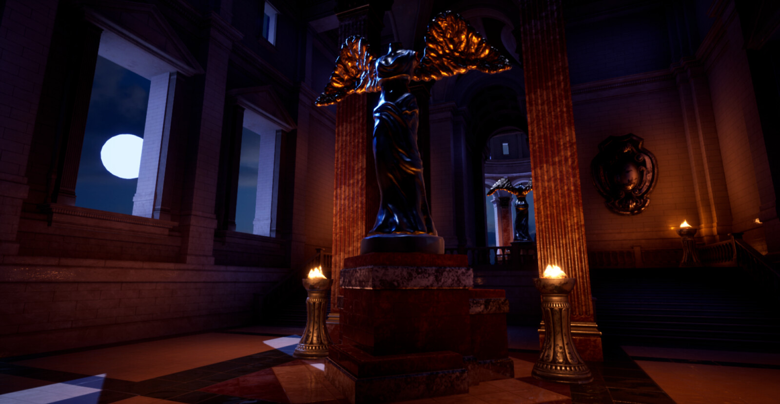 Main Hall Moon -Night