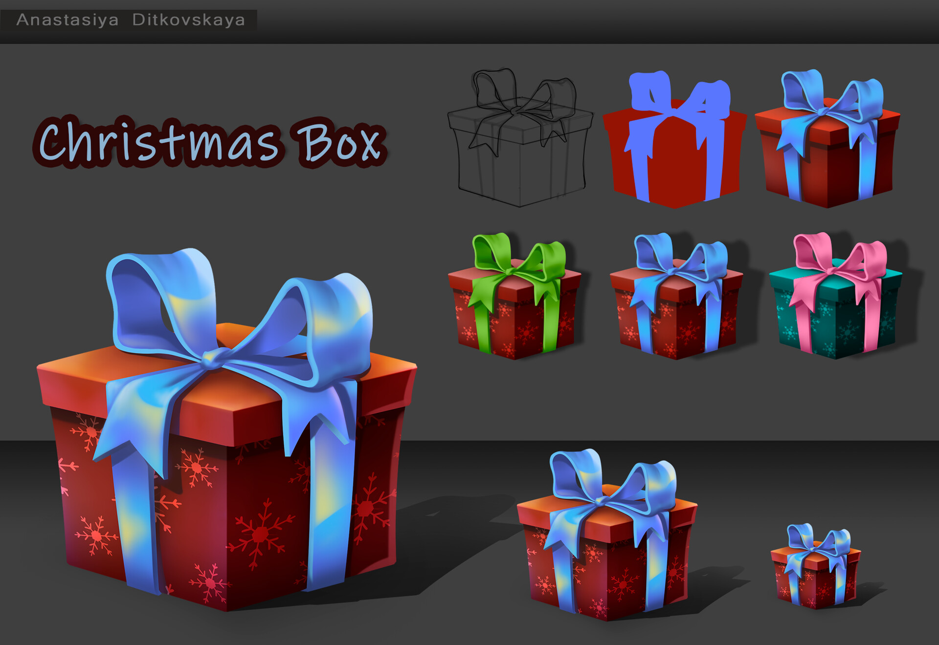 ArtStation - Christmas Box