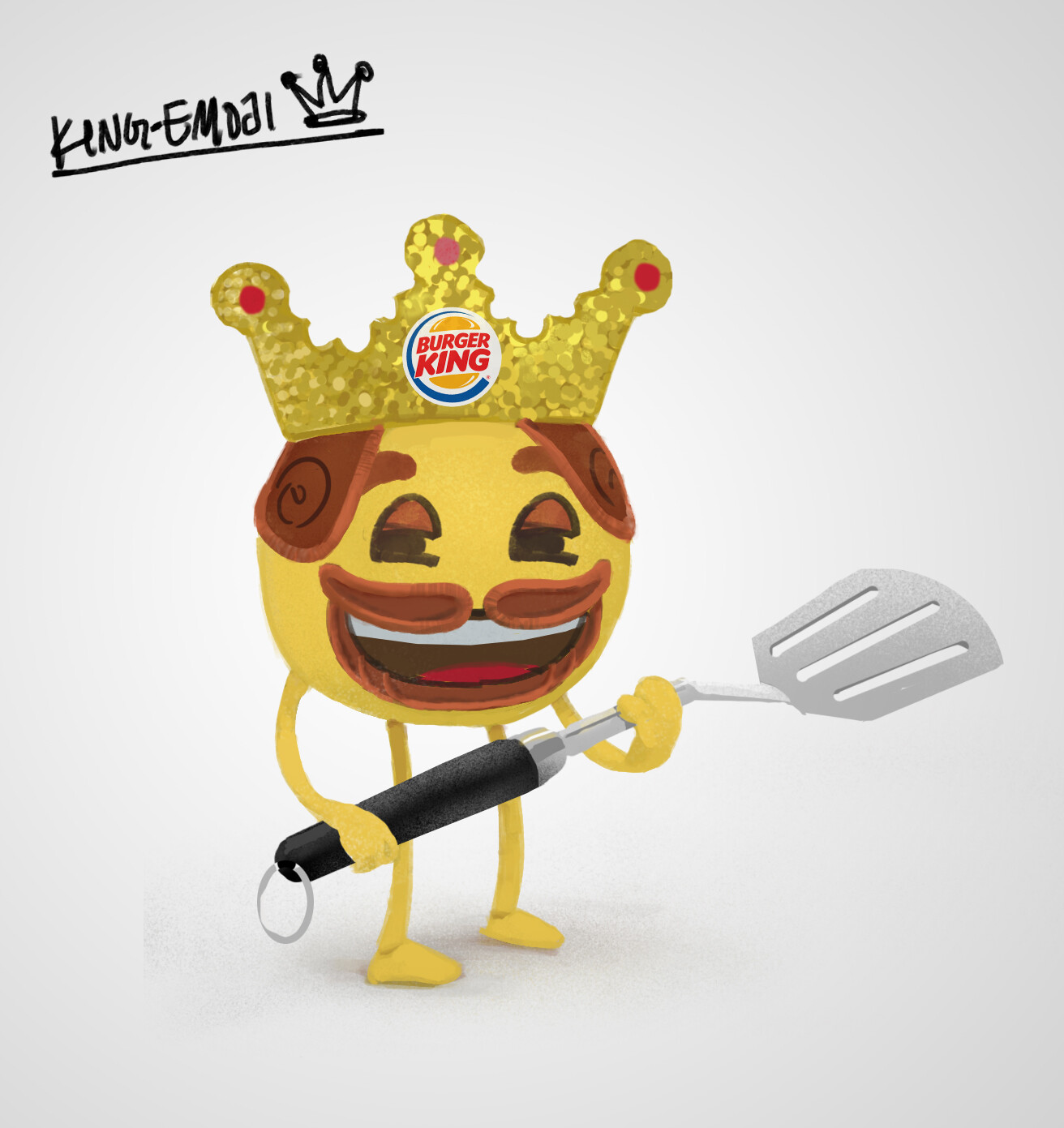 burger king emoji plush