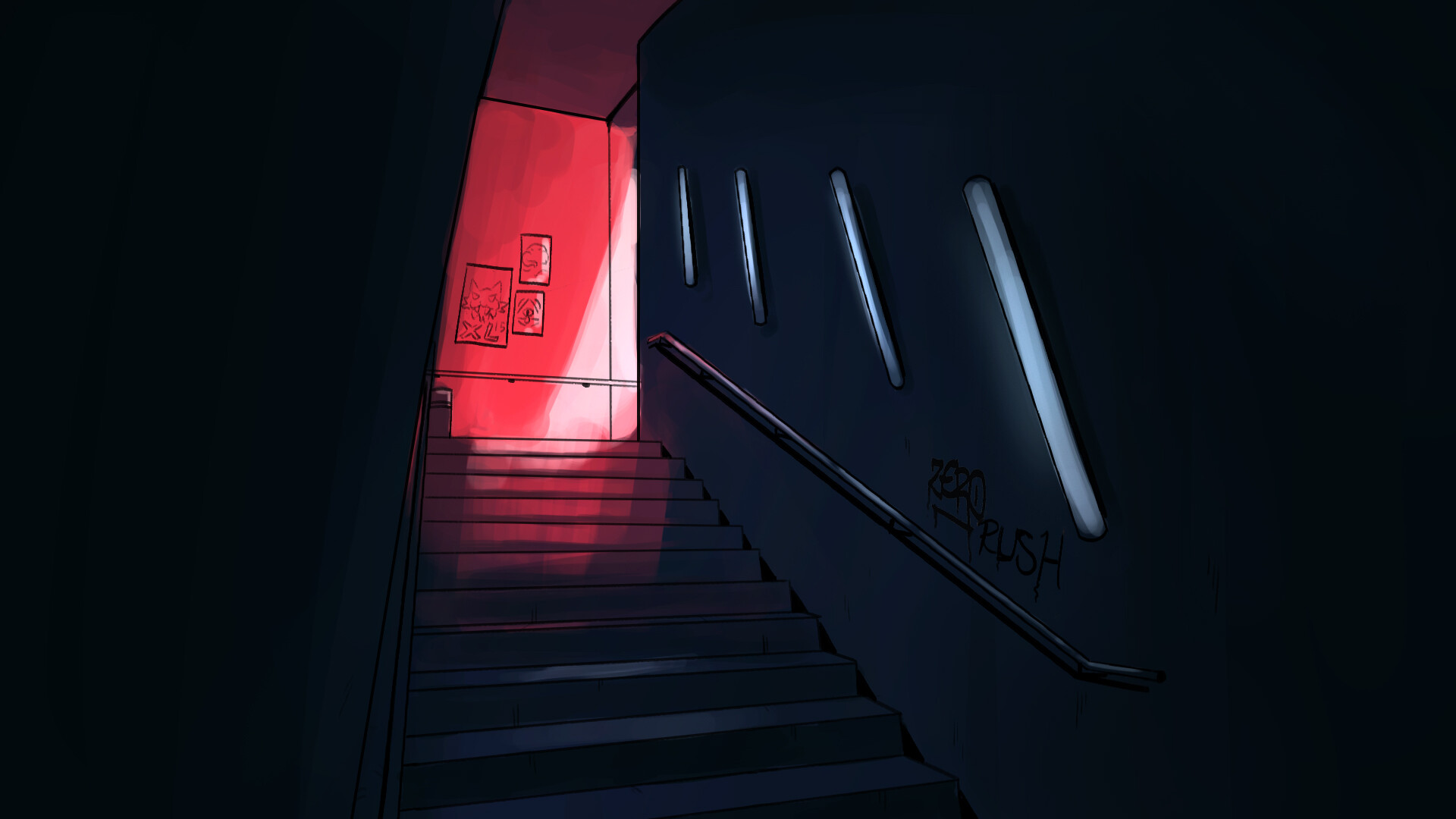 Artstation Graduation Project Animation Backgrounds Set 2