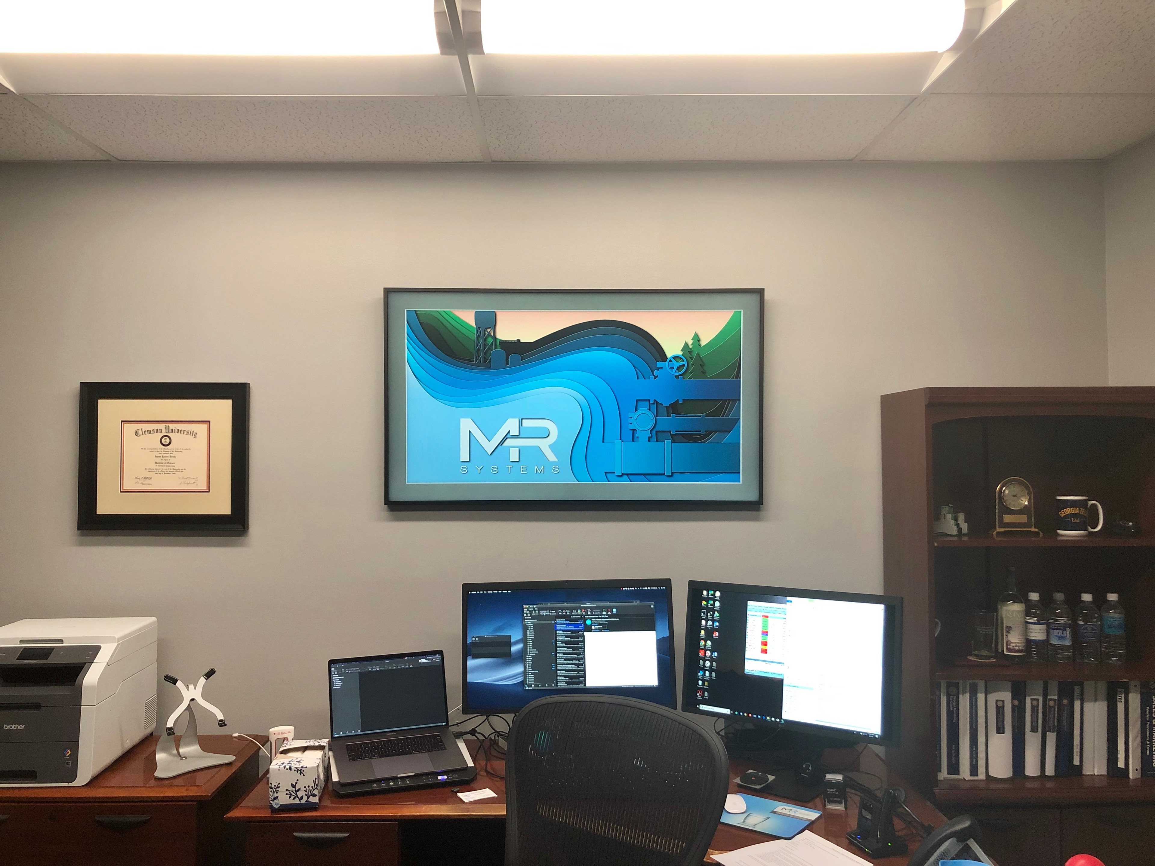 The president of the company liked the initial concept so much he put it on the digital picture frame in his office. How’s that for an endorsement?