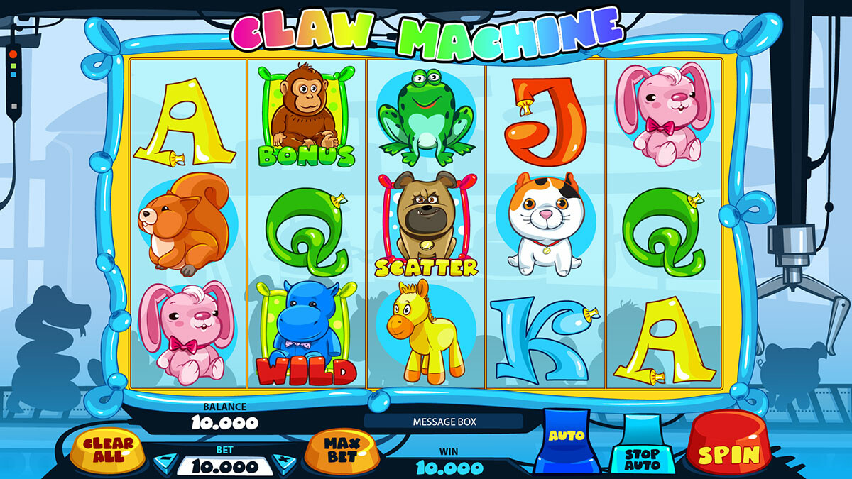 Online slot machine for SALE - Claw Machine, Slotopaint GameDesign.