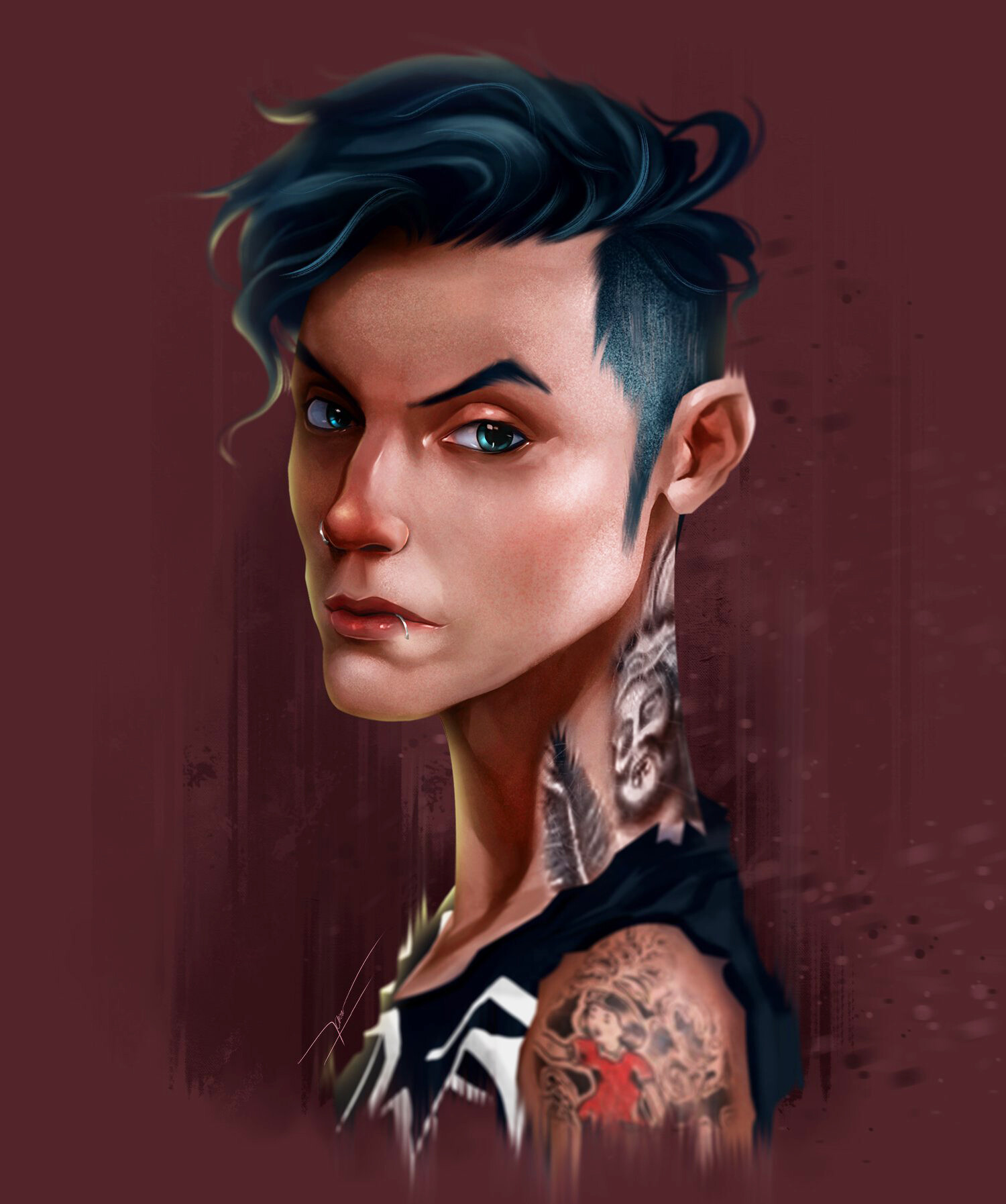 ArtStation - ANDY BLACK FAN ART