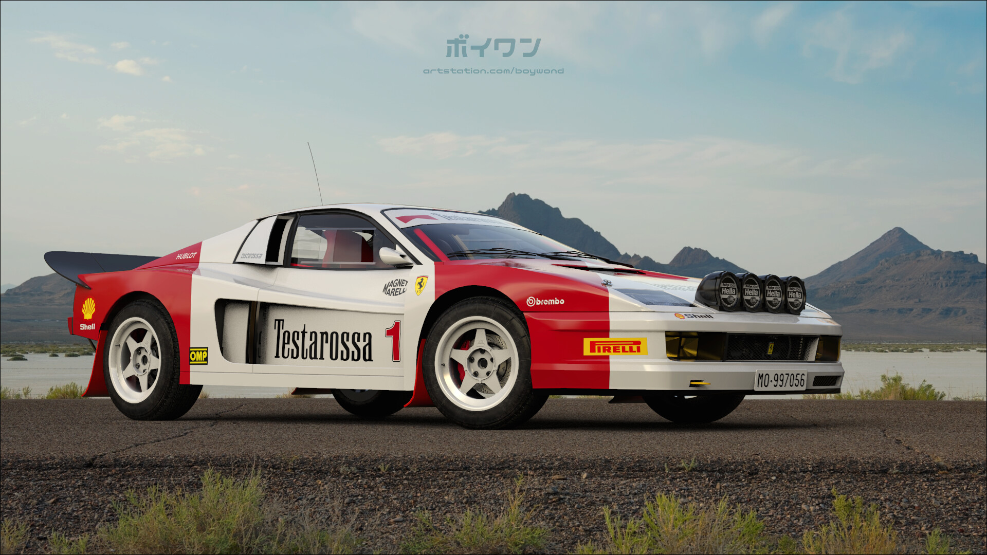 Oleg - Ferrari Testarossa Group B Rally Car '85