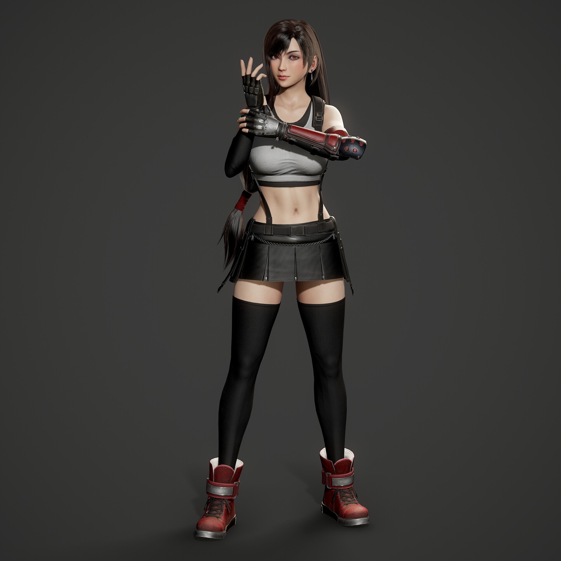 Ryan reos tifa lockhart ffvii remake fan art