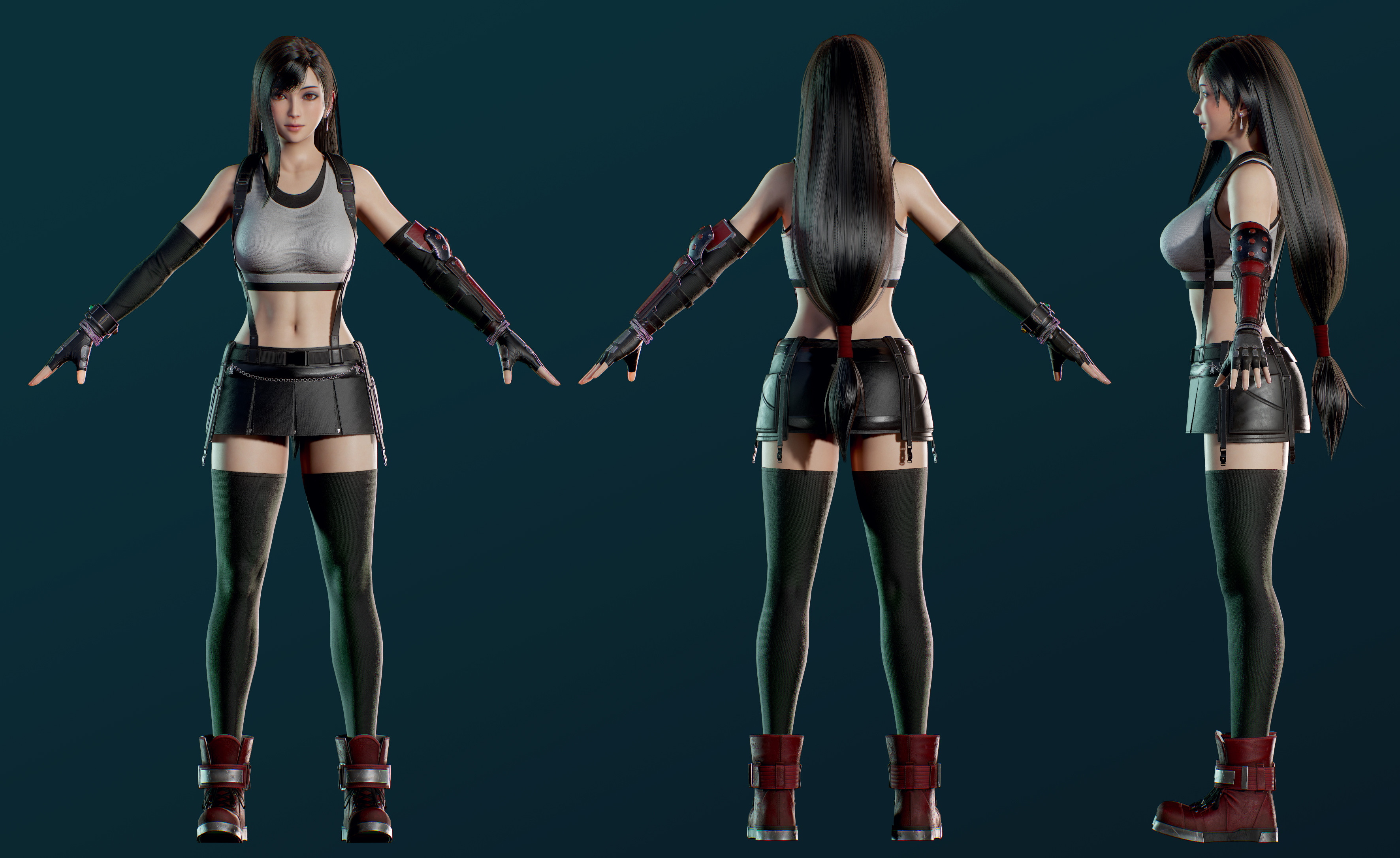 7 modeling. Тифа Локхарт 3д. Тифа Локхарт 3д модель. Final Fantasy VII Remake intergrade тифа. Final Fantasy VII Remake тифа.