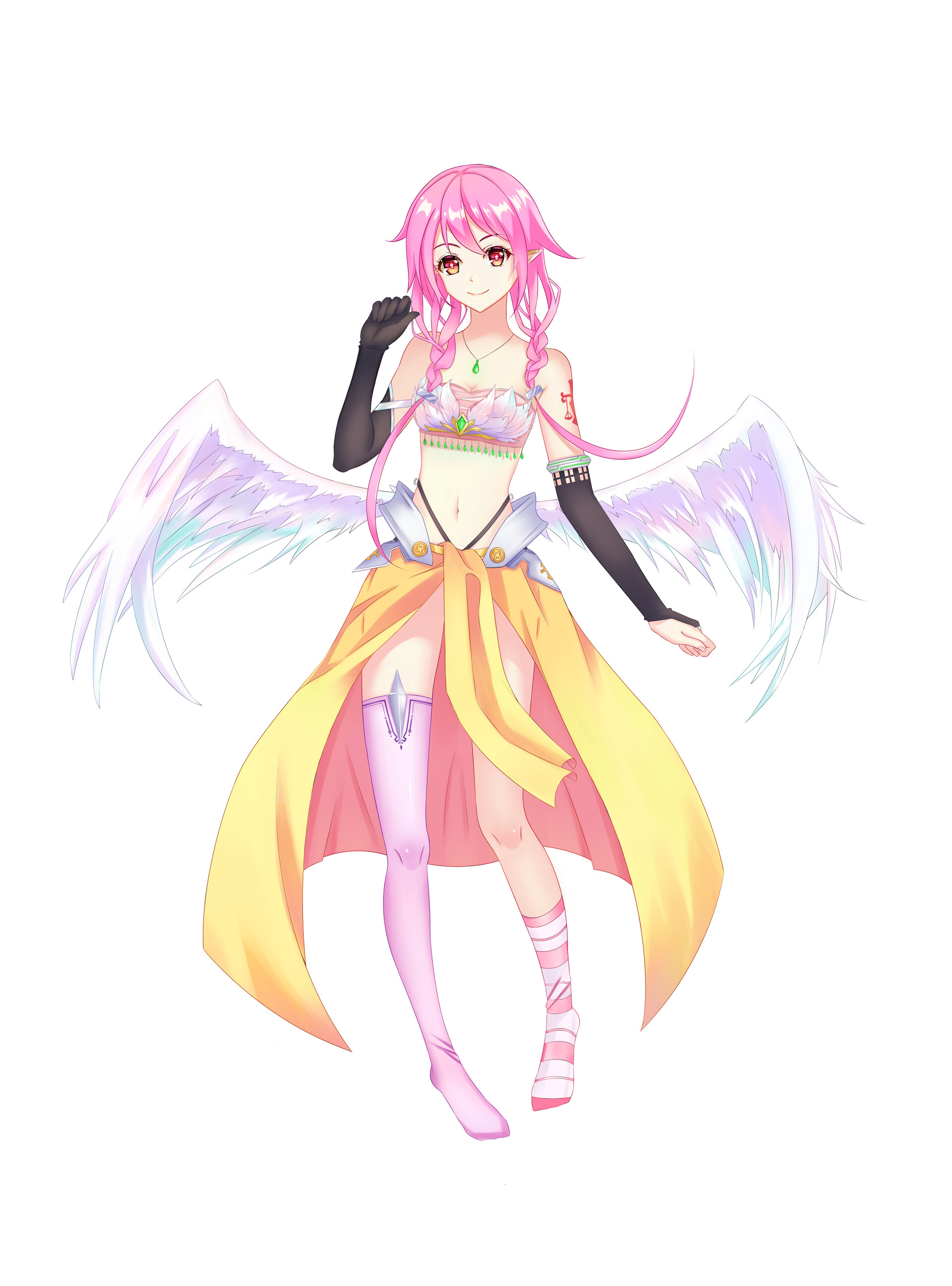 檀九 审判天使二次元角色设计judge Angels Character Design 立绘