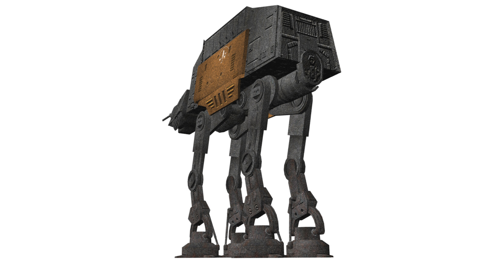 Imperial AT-ACT Walker view from back / side