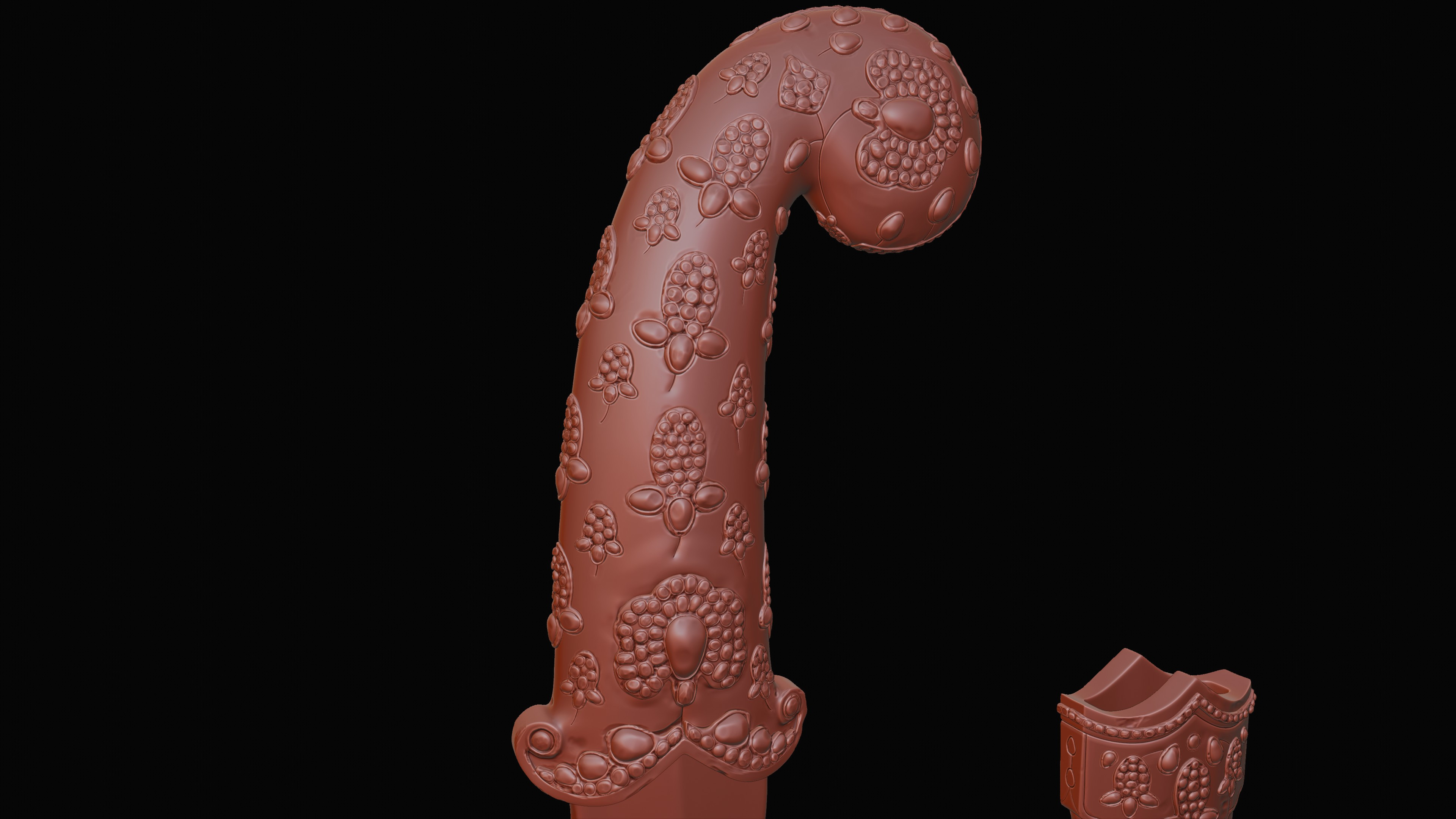 High-poly matcap screenshots.