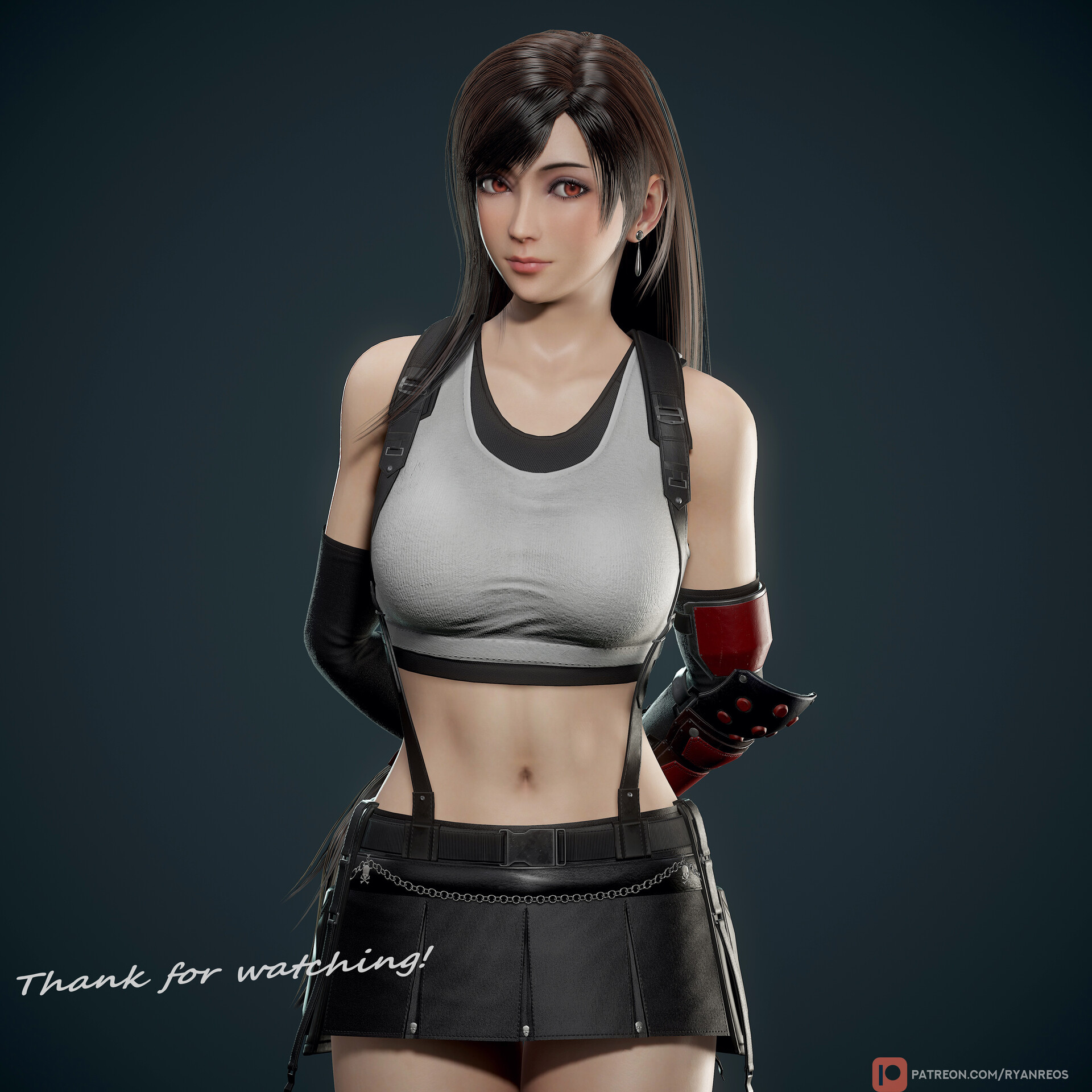 Ryan reos tifa lockhart ffvii remake fan art