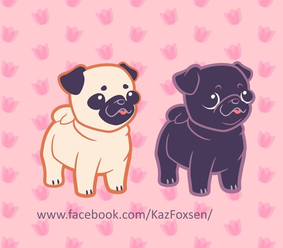 Pugs kawaii clearance