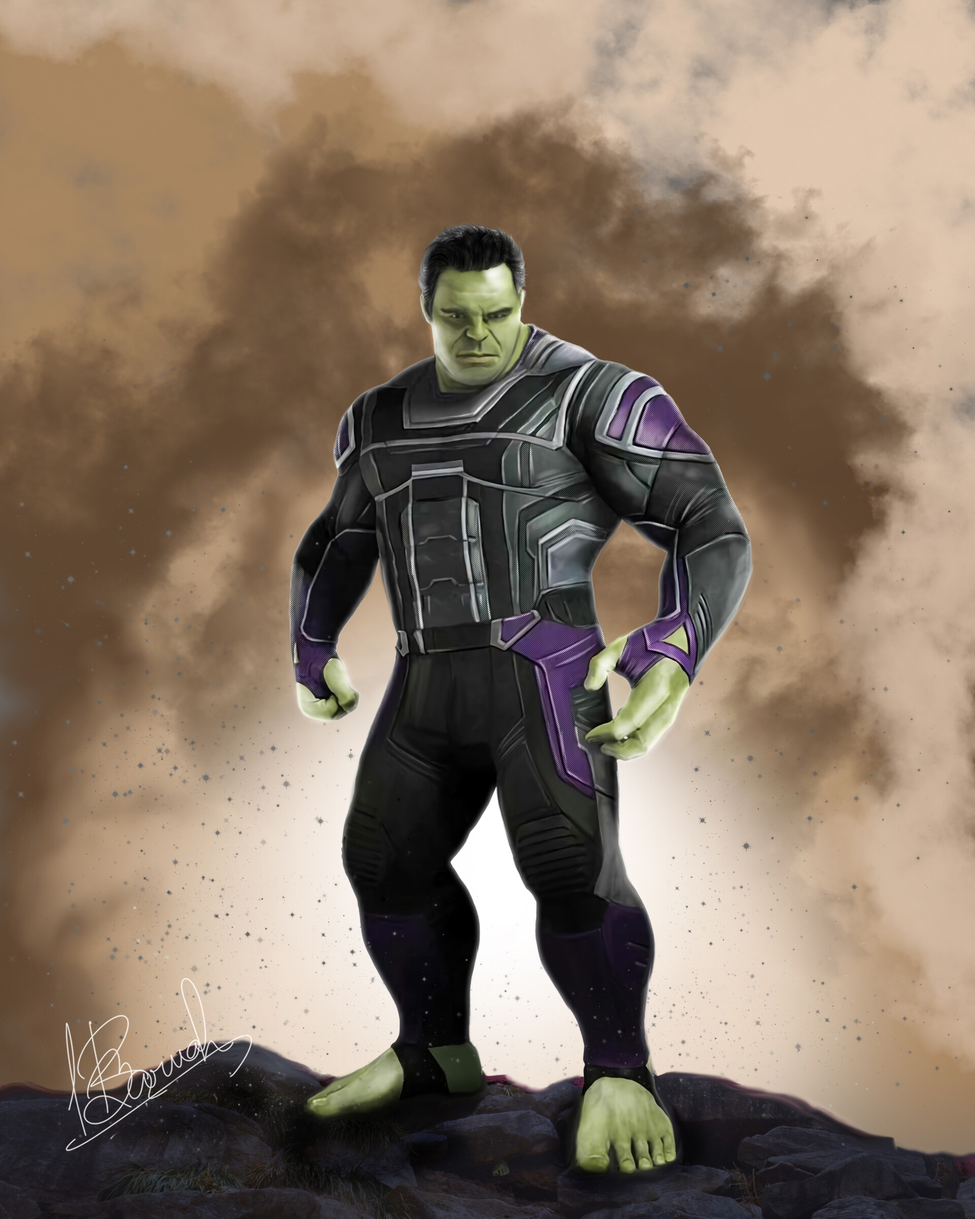 Professor Hulk Concept Art.