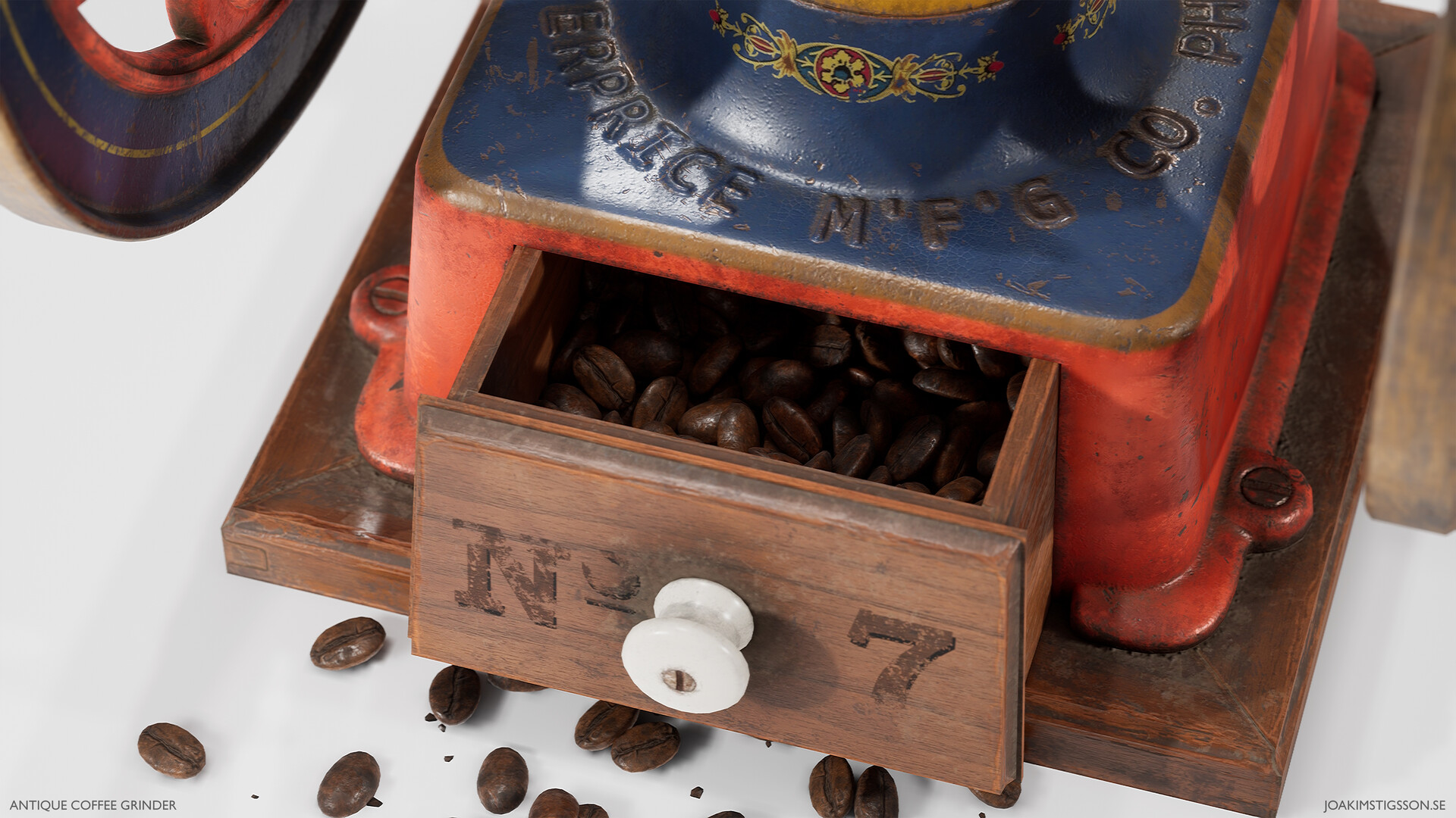 ArtStation - Antique Belgian Coffee Maker Asset