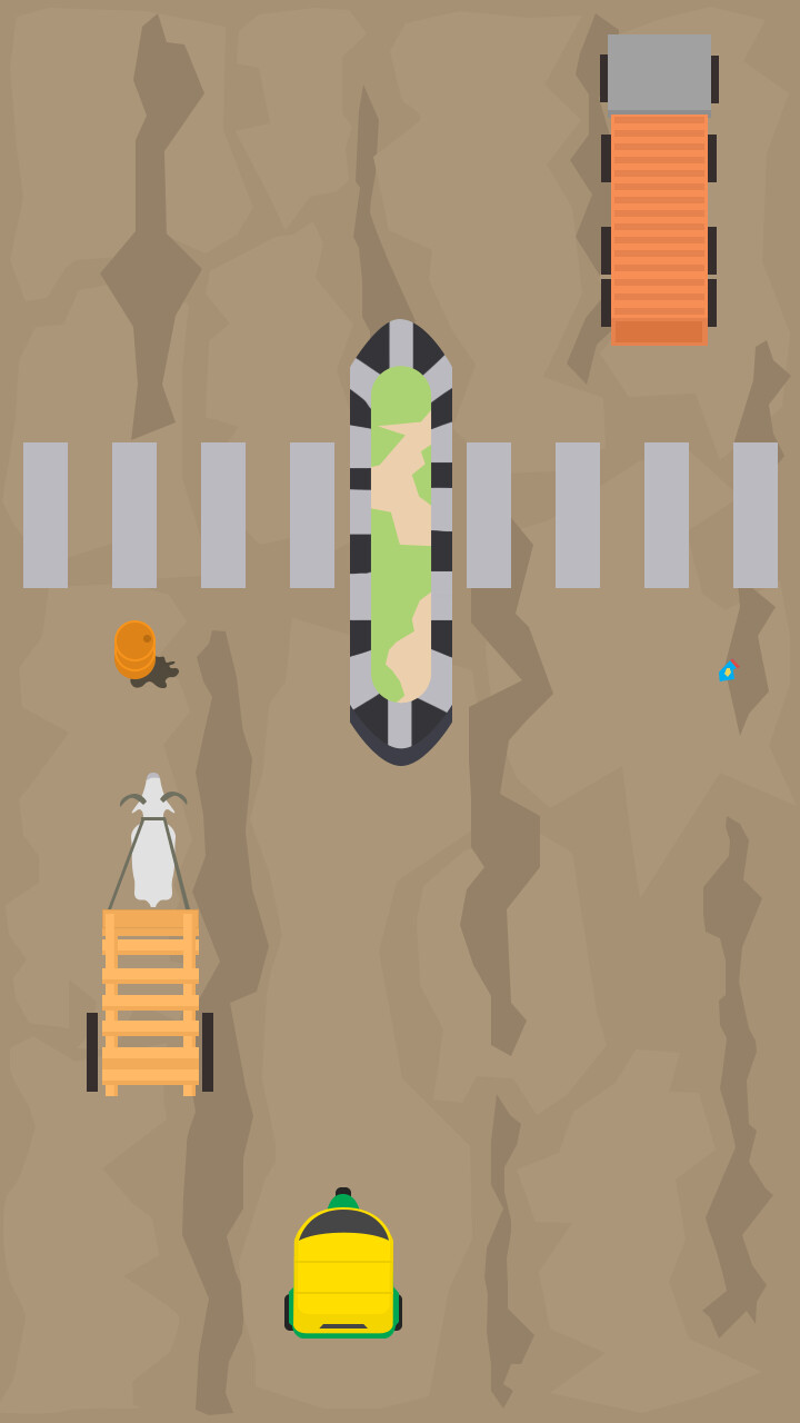 Rajasthan roads gameplay screen