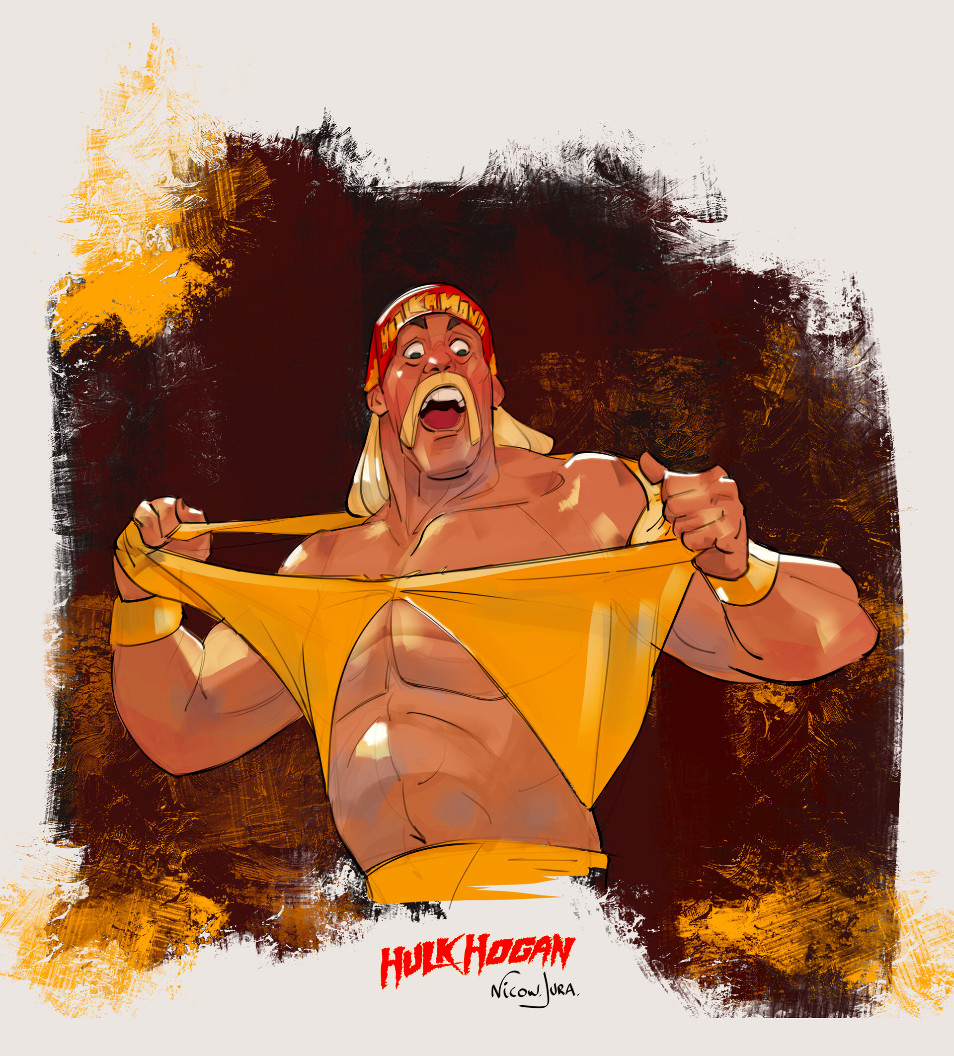 ArtStation - Hulk Hogan