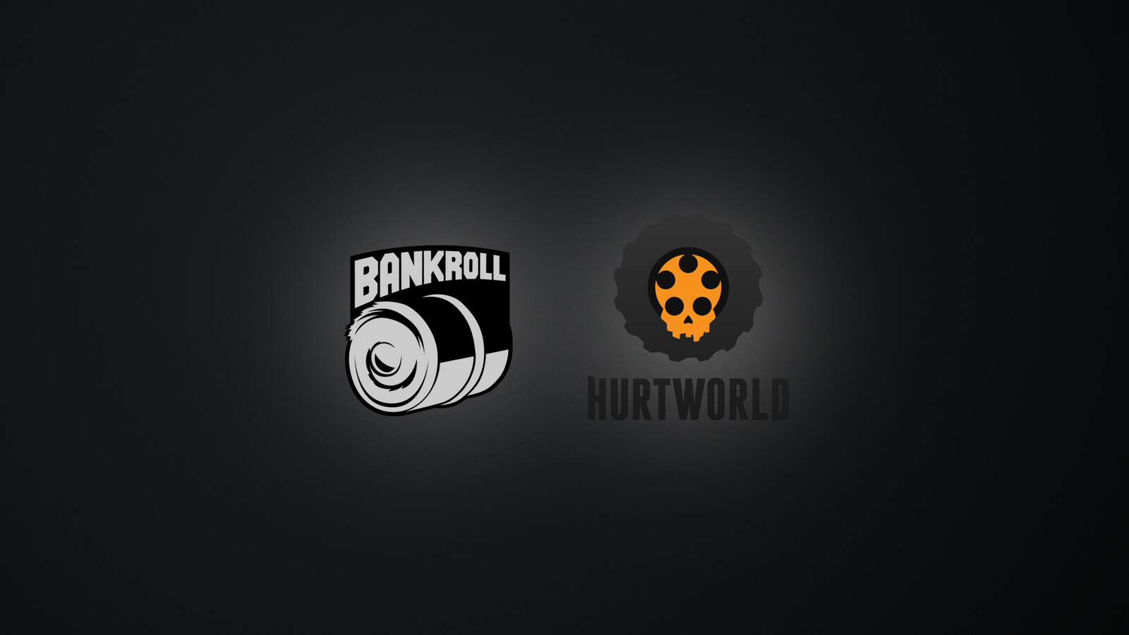 Left: The Bankroll Studios logo half designed by me and half by the talented Rich Warwick.
Right: The Hurtworld logo was all me. I wanted to show 3 main themes of Death, Guns and Cars. I think it hit those points well.