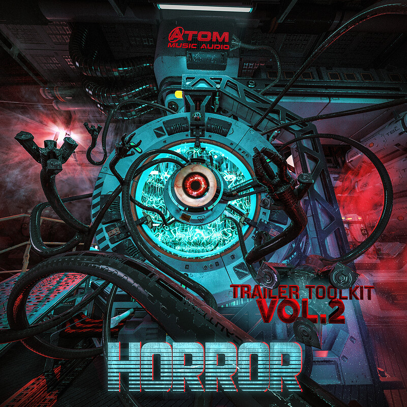 🔴 3D Album cover " Trailer Toolkit Vol.2: Horror " by ParadoxUnlocks
