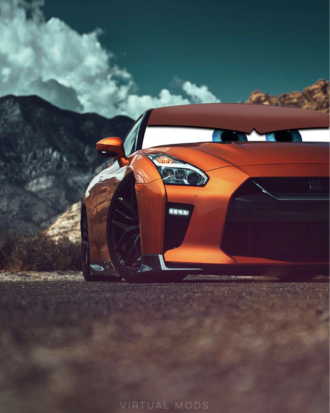 ArtStation Nissan GTR Pixar Cars edit