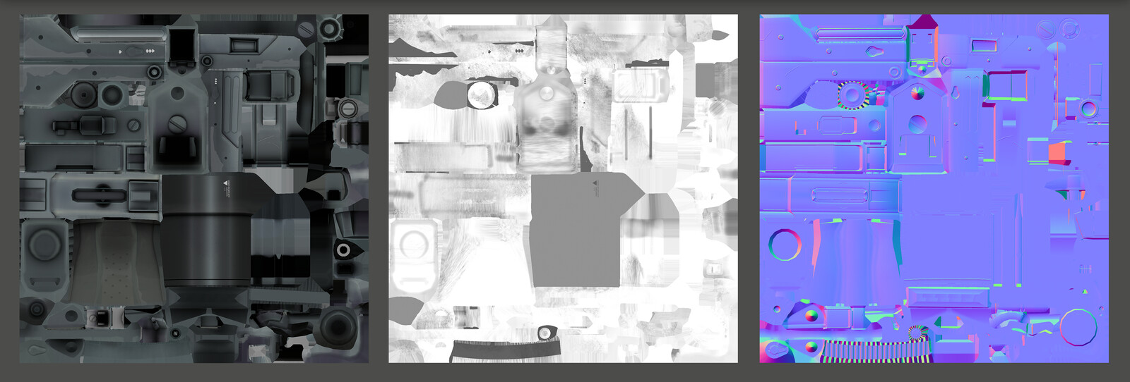 diffuse/roughness/normal texture