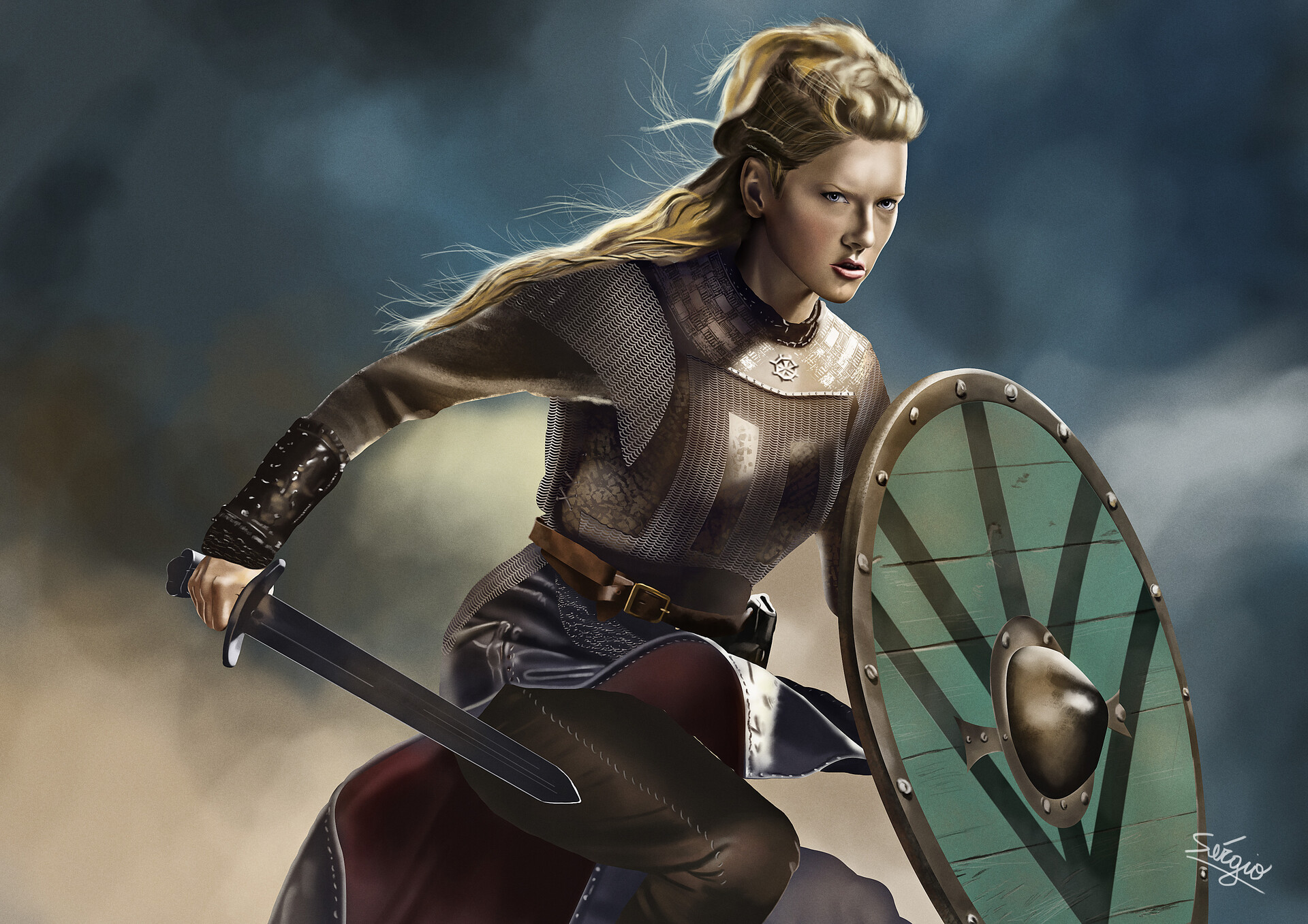 женщина воительница