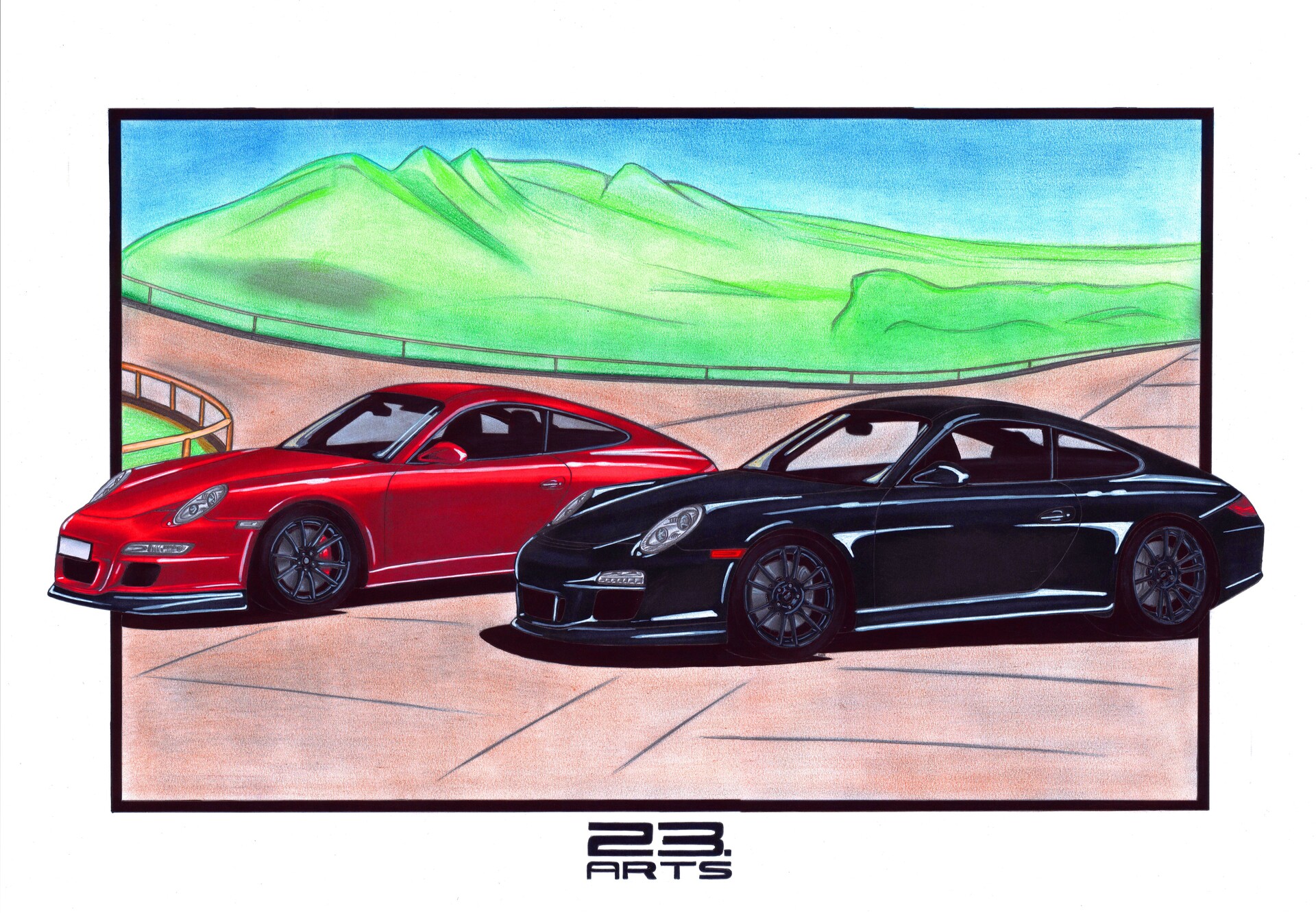 Artstation Porsche 911 Carrera Vladislav 23 Arts Shapovalenko