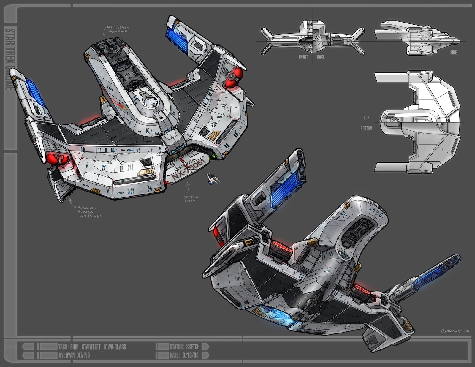 Ryan Dening Star Trek Online Starfleet Ships