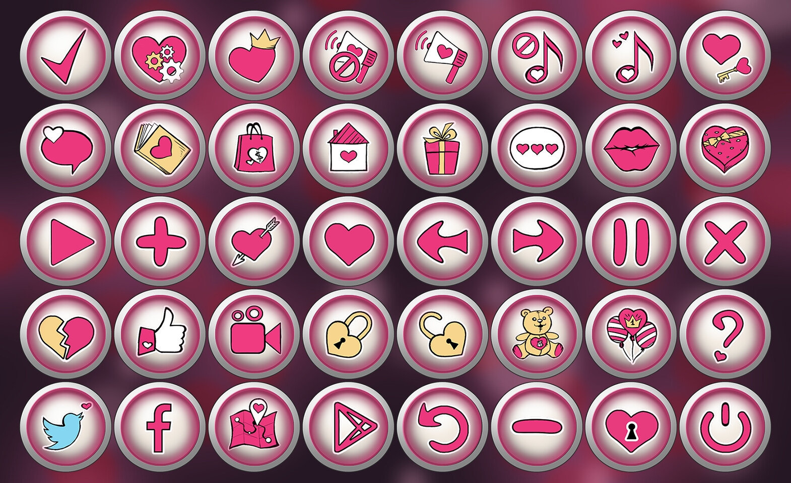 Buttons with icons