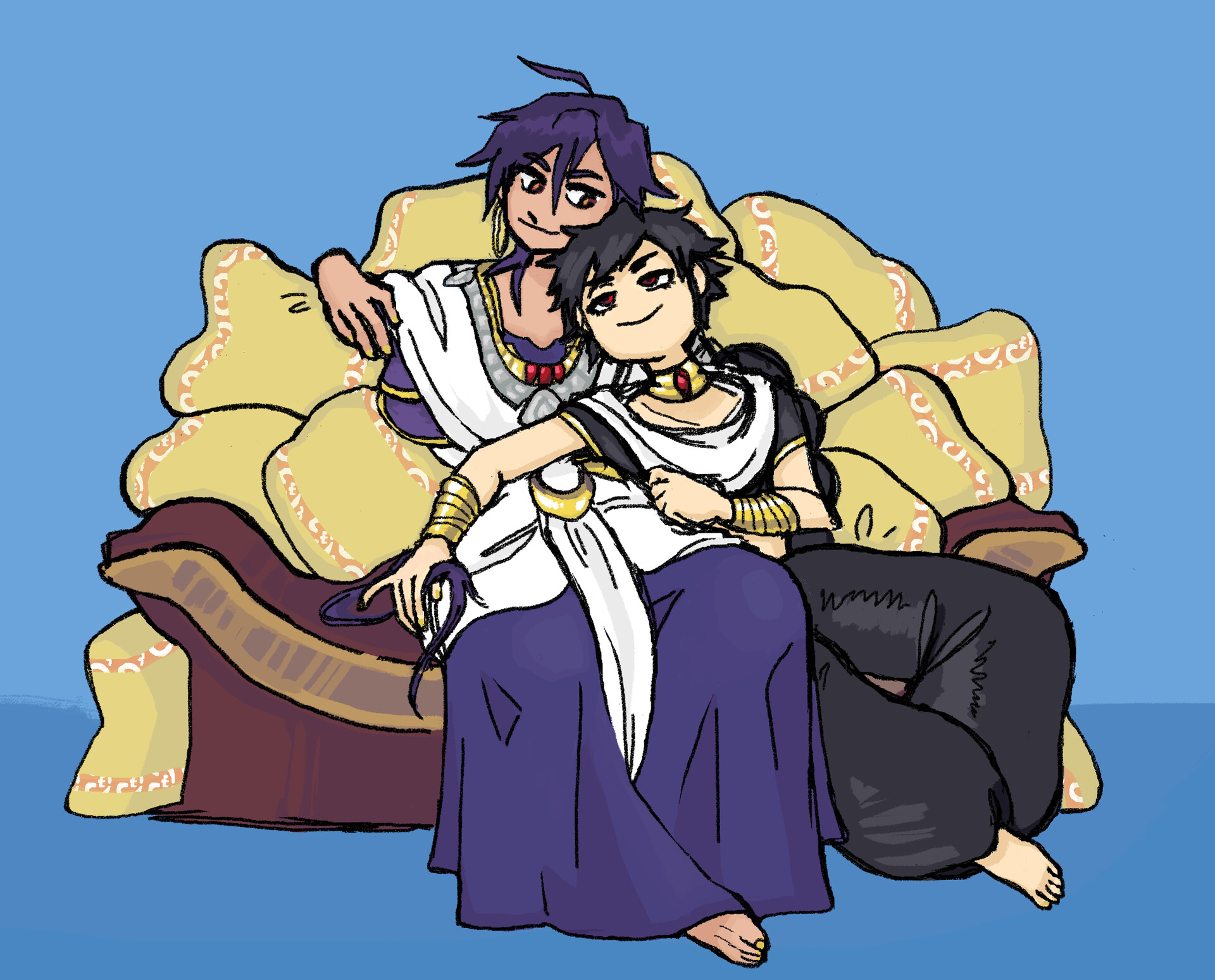 Ebs James Magi Fanart Sinbad And Judar After a night of drinking, you decided to leave the party early as you could not stand seeing sinbad flirting with other. ebs james magi fanart sinbad and judar