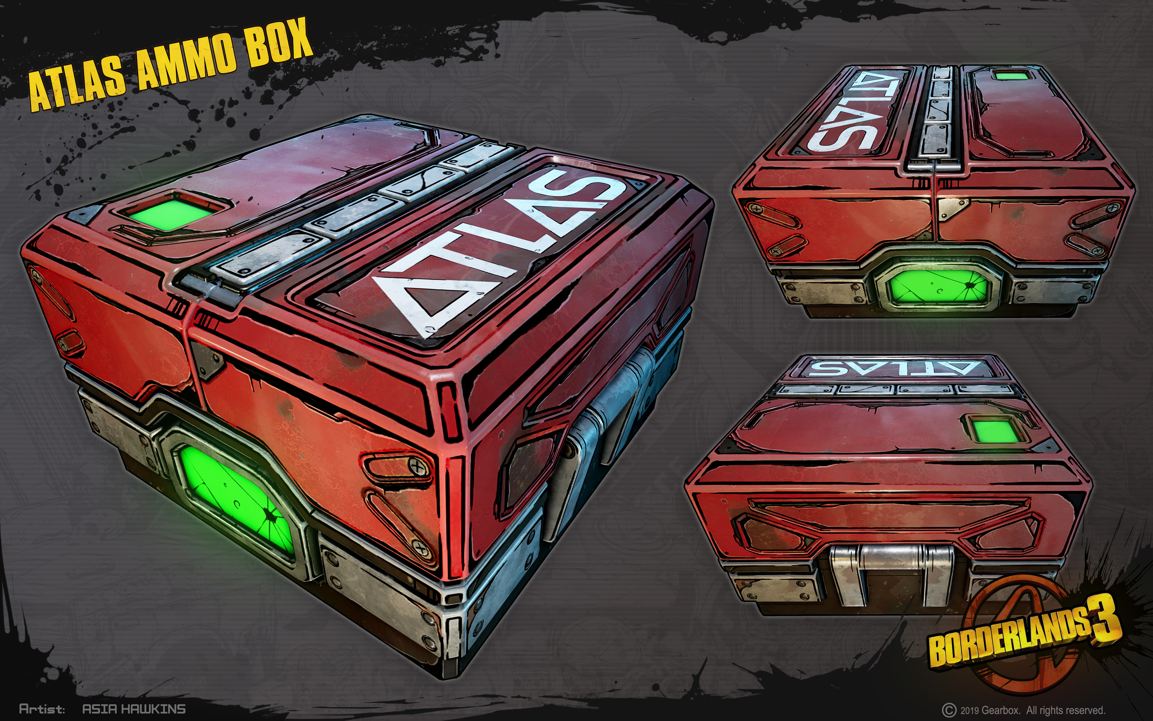 Borderlands textures pack. Borderlands 3 Ammo Box. Borderlands Ammo.