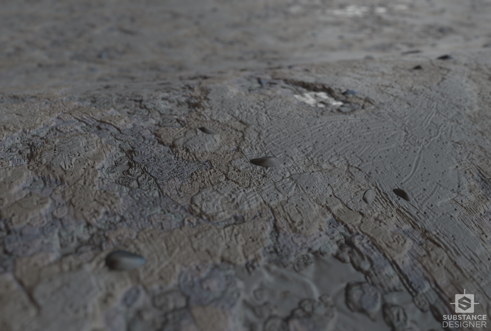 Chad Haley Stylized Cave Ground