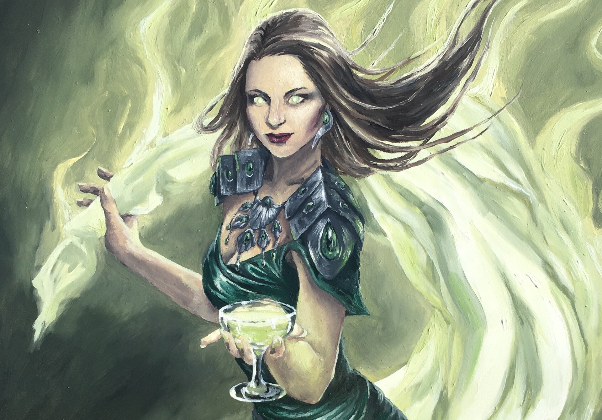 Artstation The Green Fairy Erica Berg