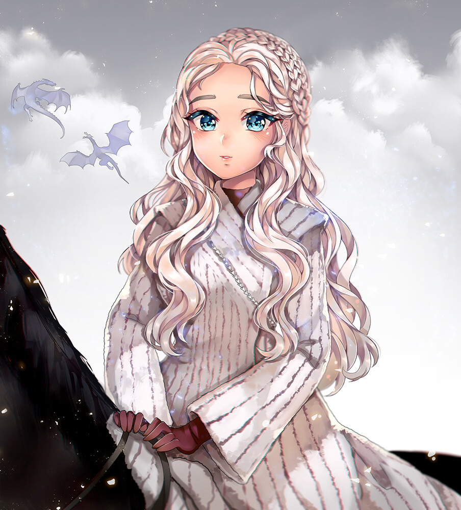 Artstation Daenerys Targaryen Daria Belkina
