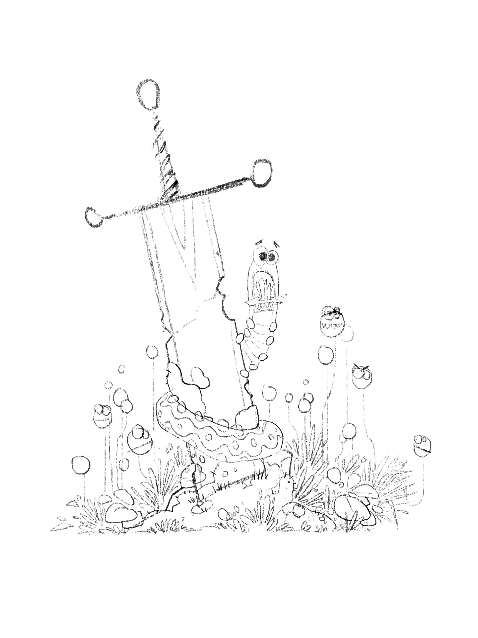 Sword In The Stone Drawing Chirag Thakar Sword In The Stone chirag thakar sword in the stone