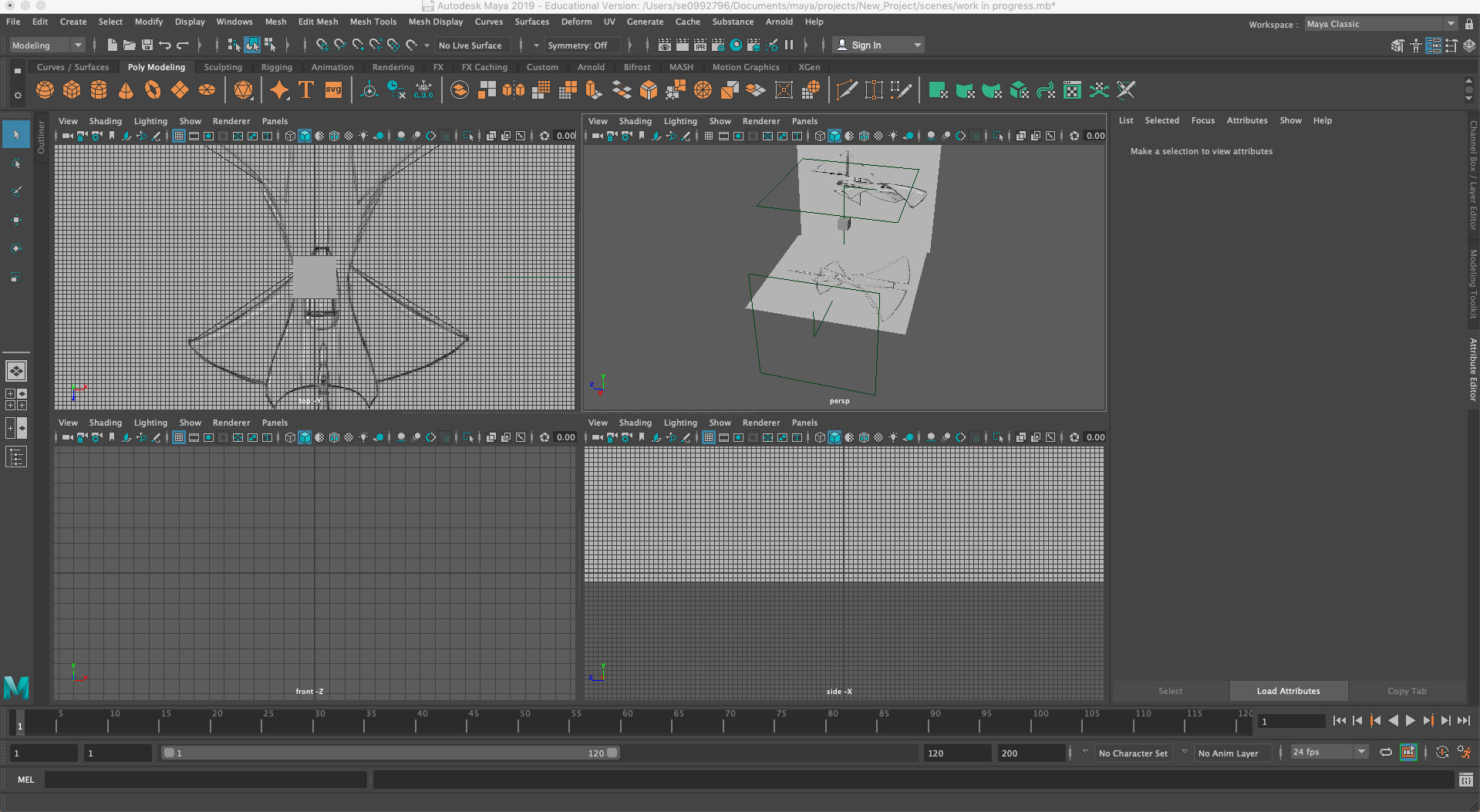 Artstation Abstract Scene Using Basic Shapes Sophia Student